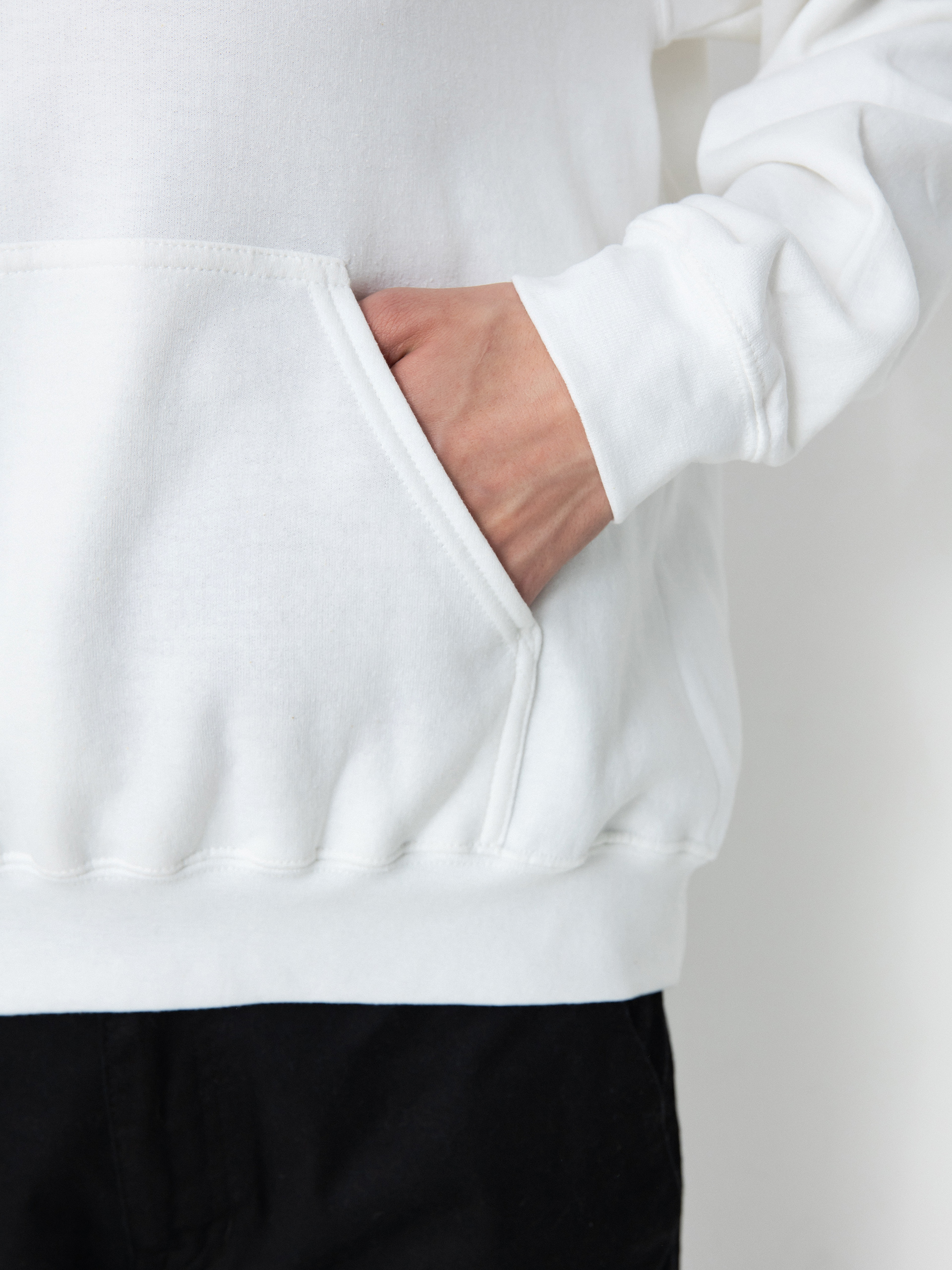 Bluza z kapturem Thrasher Skate Mag HD (white/red)