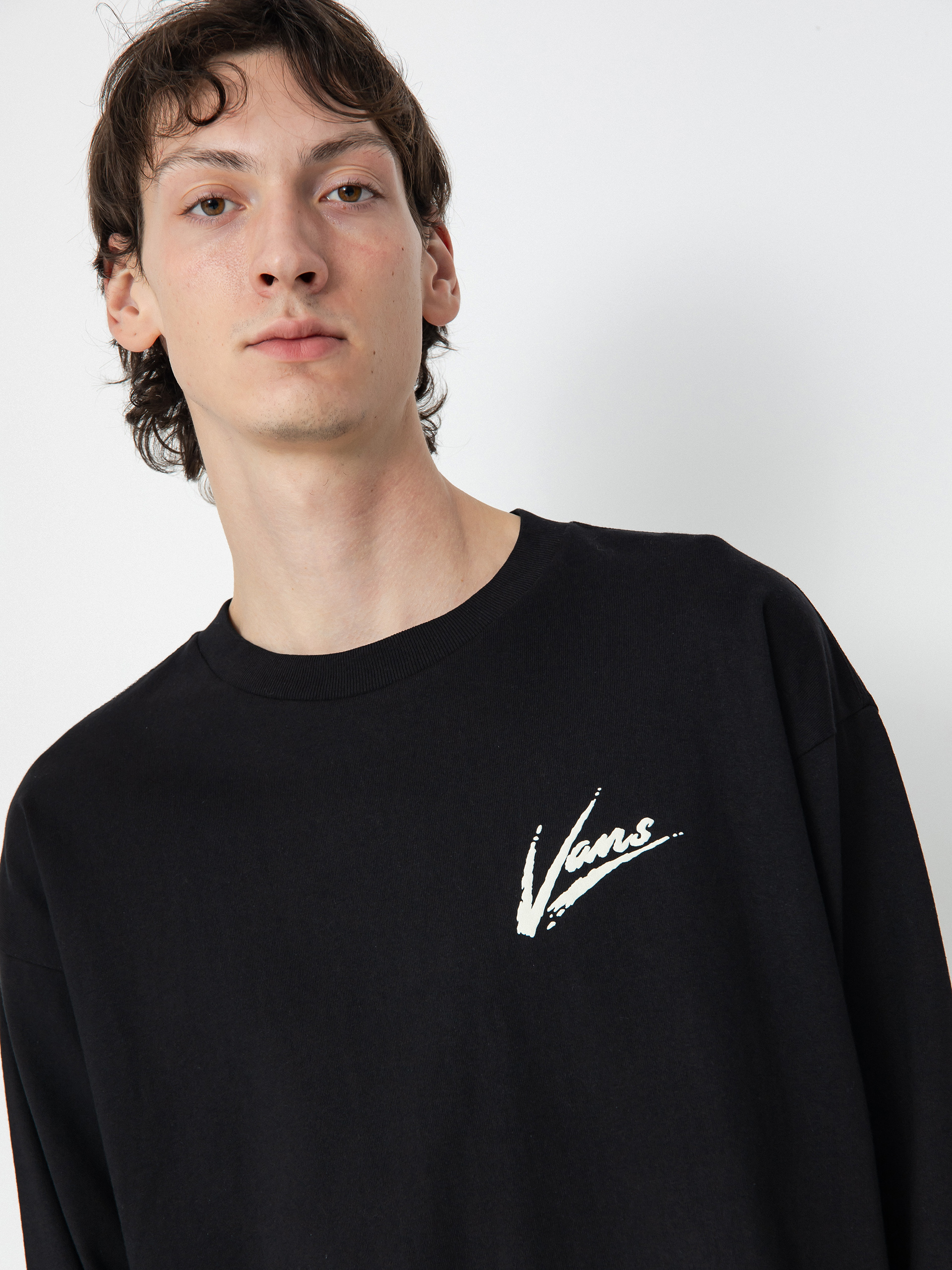 Longsleeve Vans Dettori Loose (black/marshmallow)