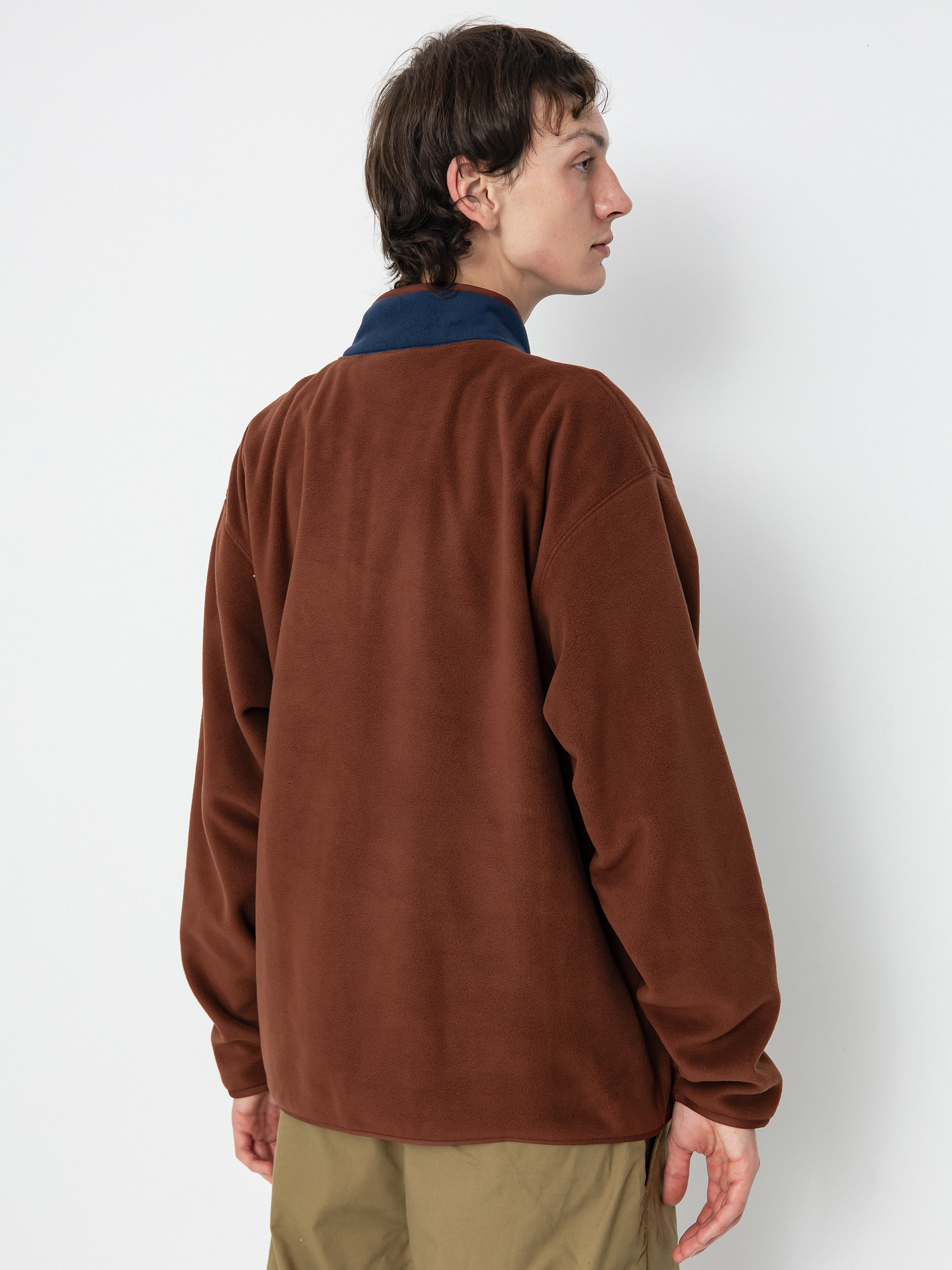 Męski Polar New Balance Fleece 1/2 Zip (richoak)