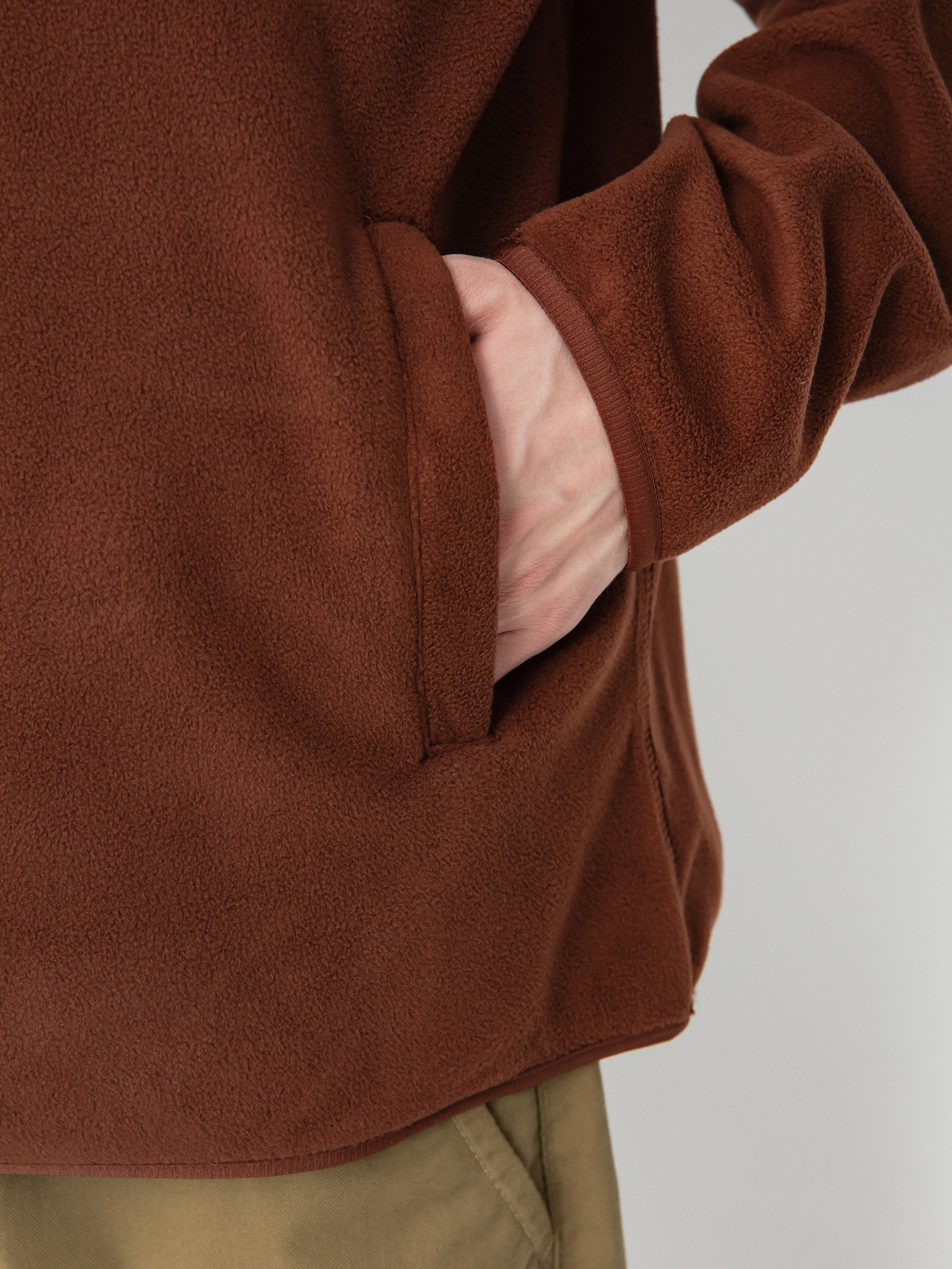 Męski Polar New Balance Fleece 1/2 Zip (richoak)