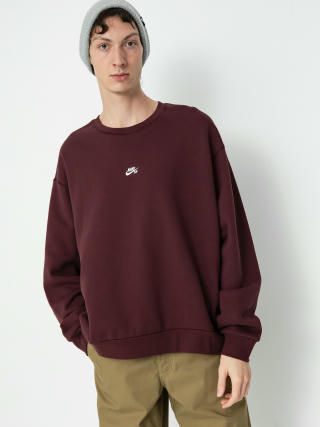 Bluza Nike SB Essential Logo Crew (burgundy crush/white)