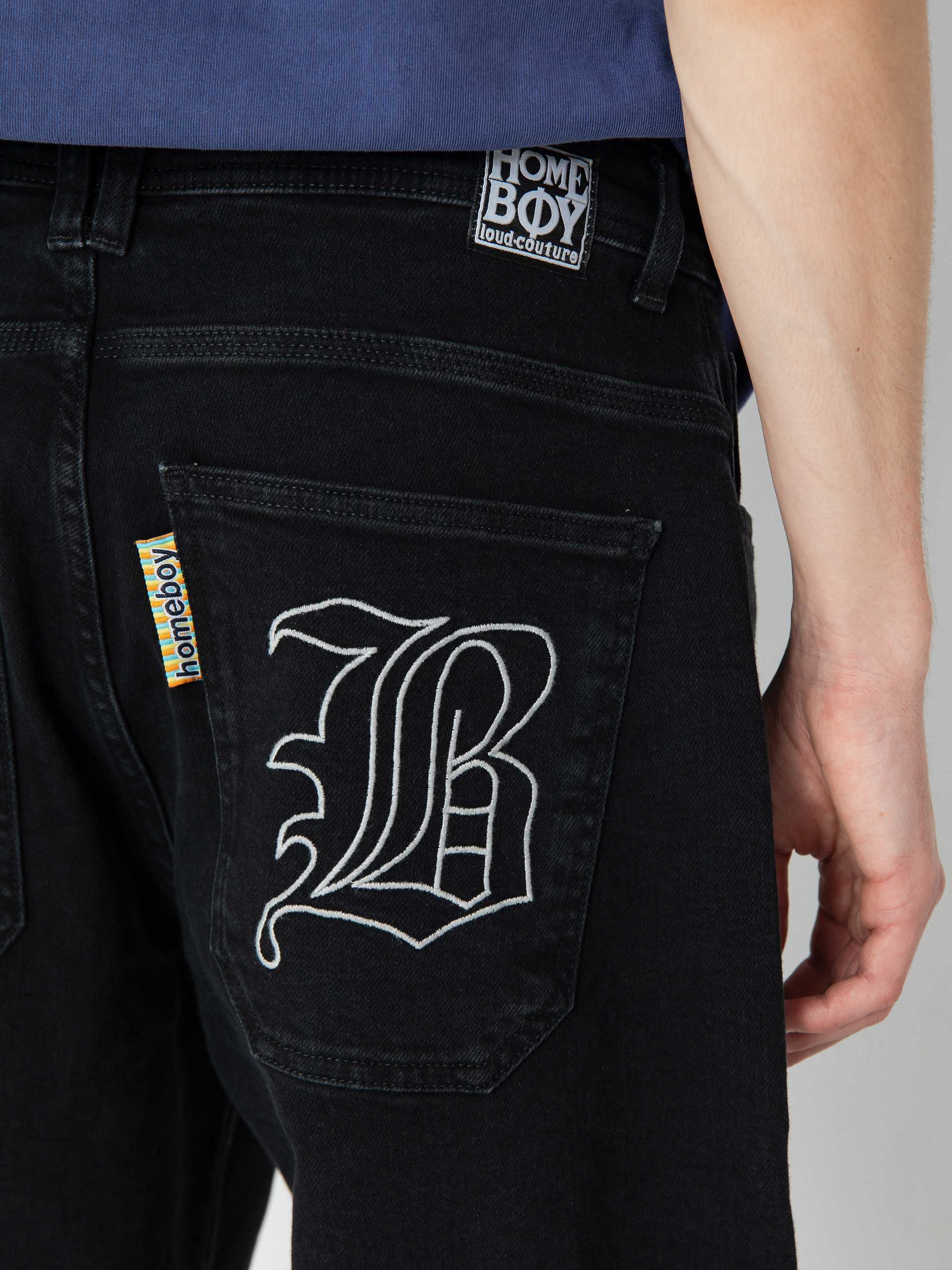 Spodnie Homeboy X Tra Monster Gothic Denim (washed black)