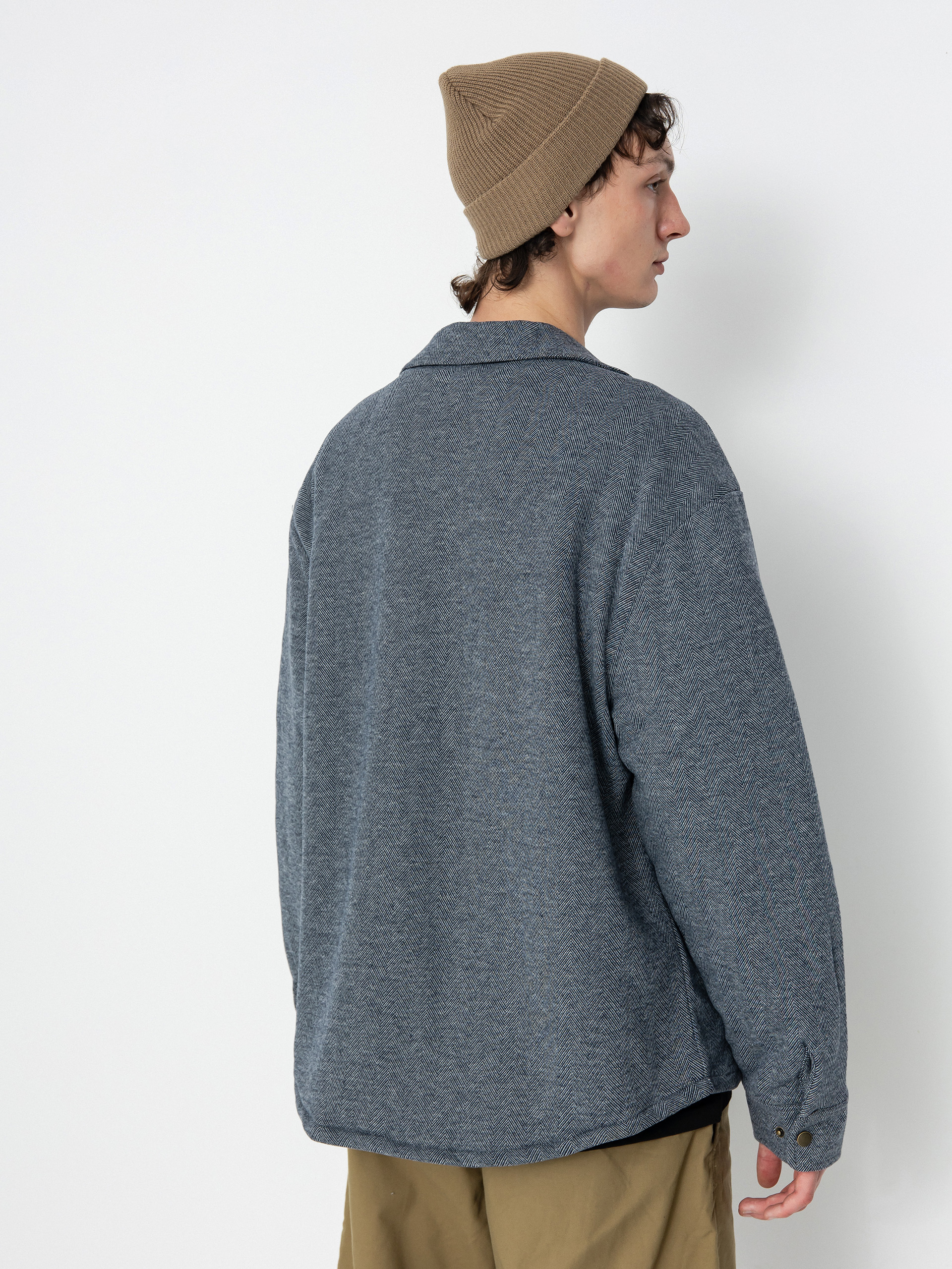 Kurtka Brixton Durham Lined (black herringbone)