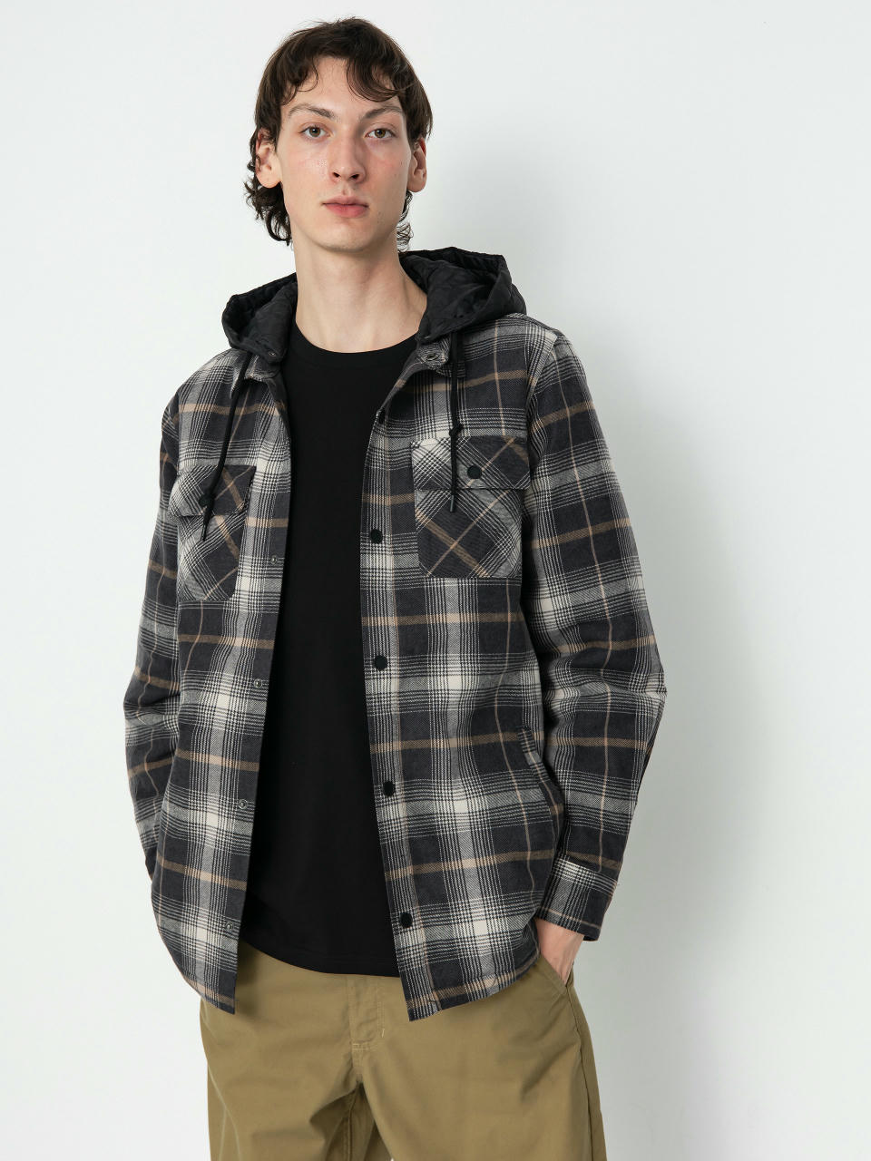 Męska Kurtka snowboardowa Volcom Ins Riding Flannel (stone)