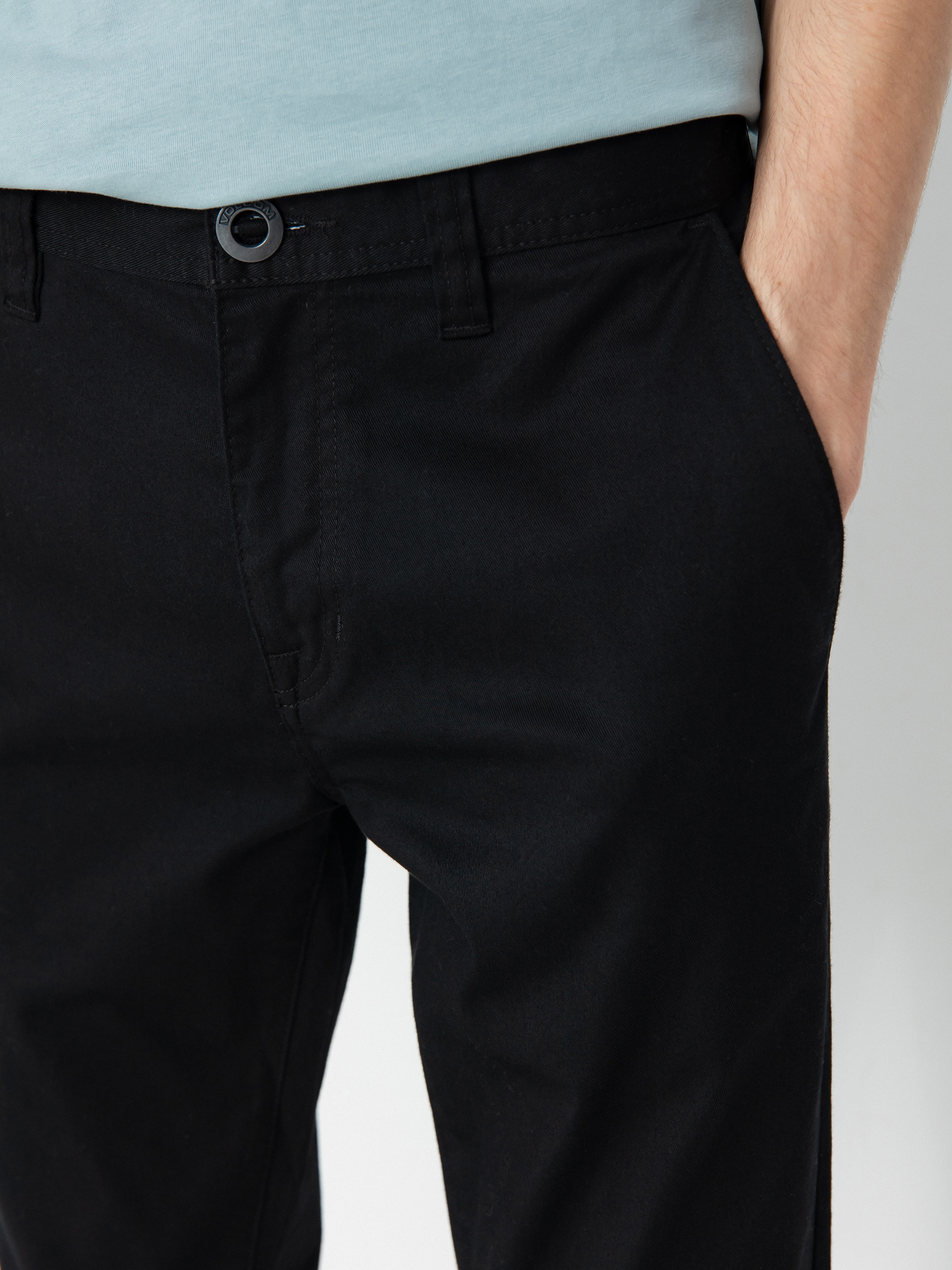 Spodnie Volcom Frickin Slim Stretch (black)