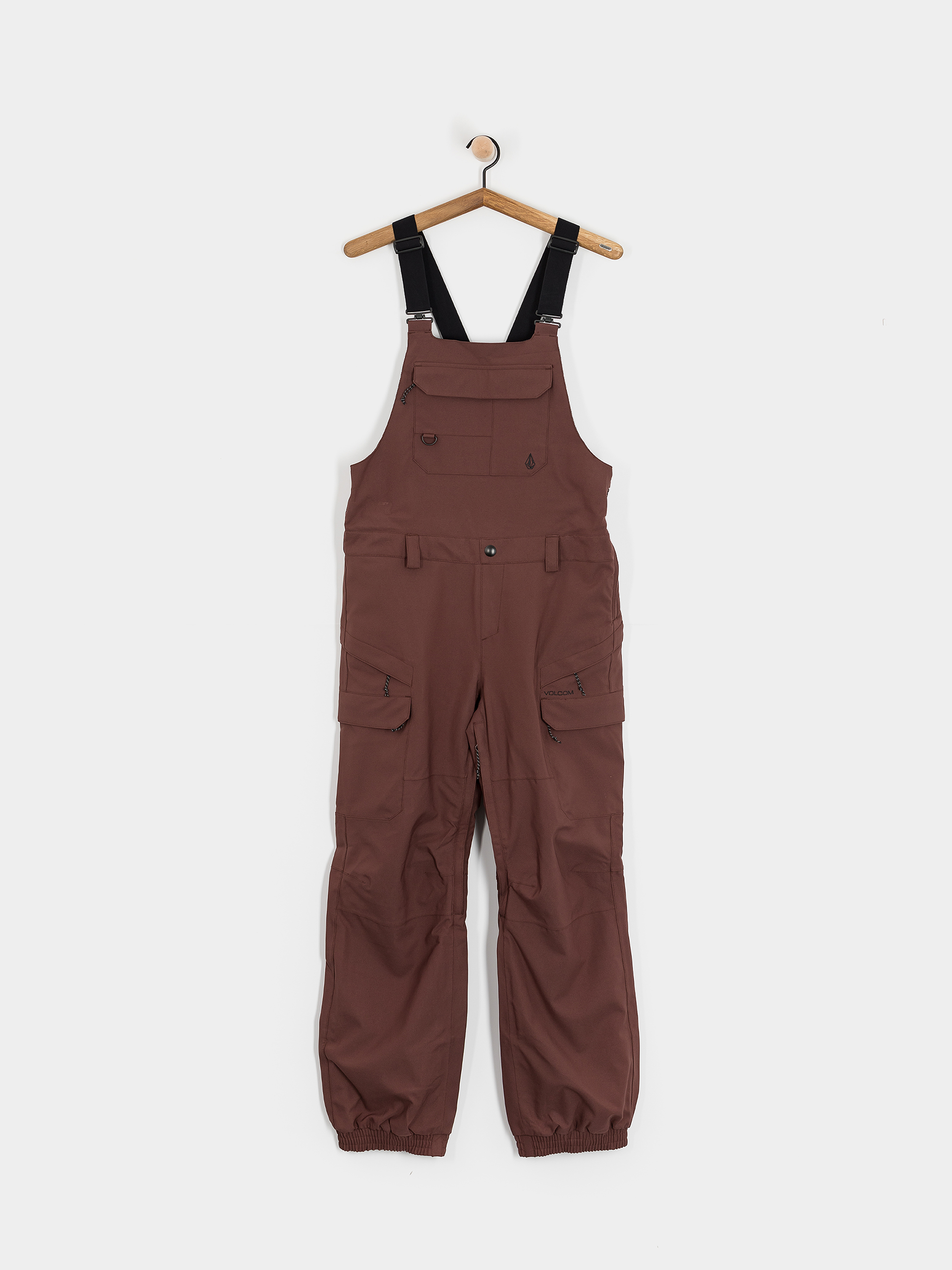 Damskie Spodnie snowboardowe Volcom Creston 3D Stretch Bib Overall (mahogany)