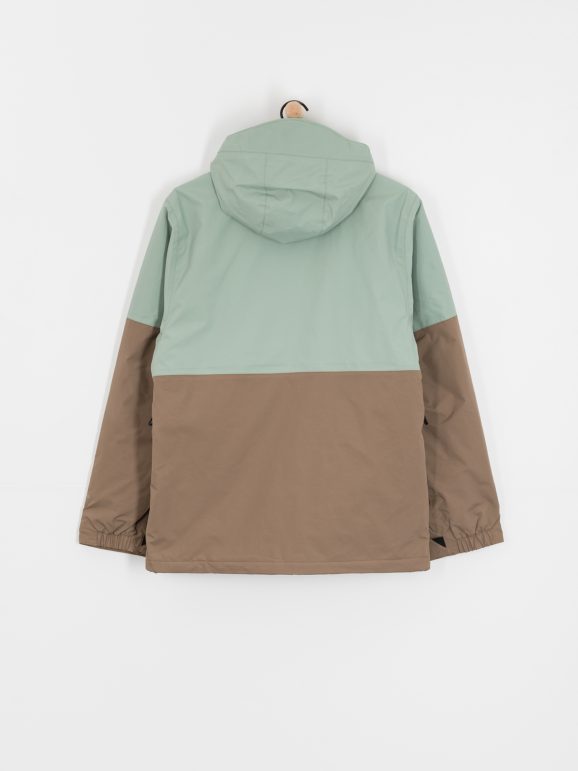 Kurtka snowboardowa Volcom L Ins Gore Tex - brązowy, zielony (agave)