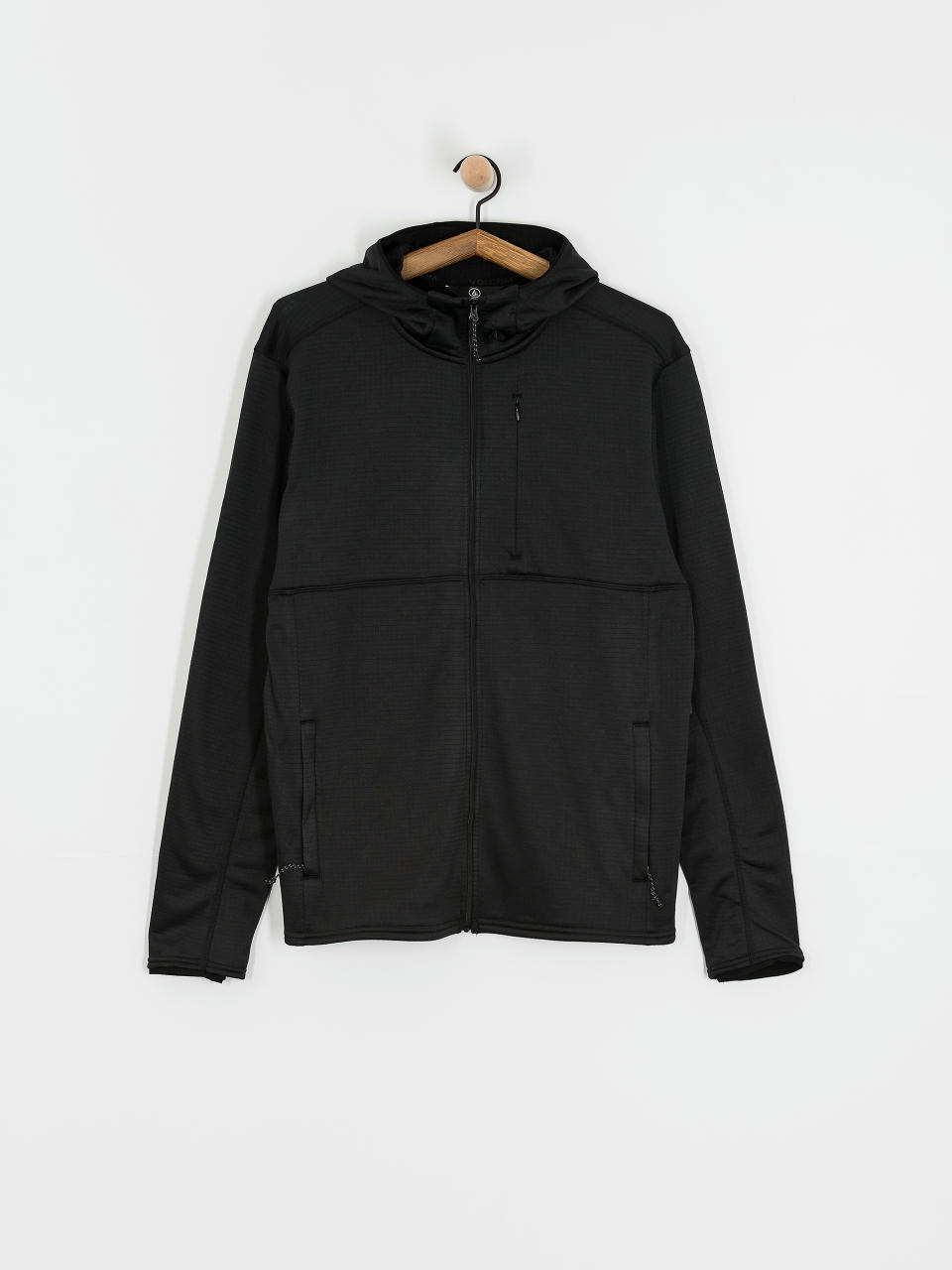 Męska Bluza aktywna Volcom Gridlock Full Zip (black)