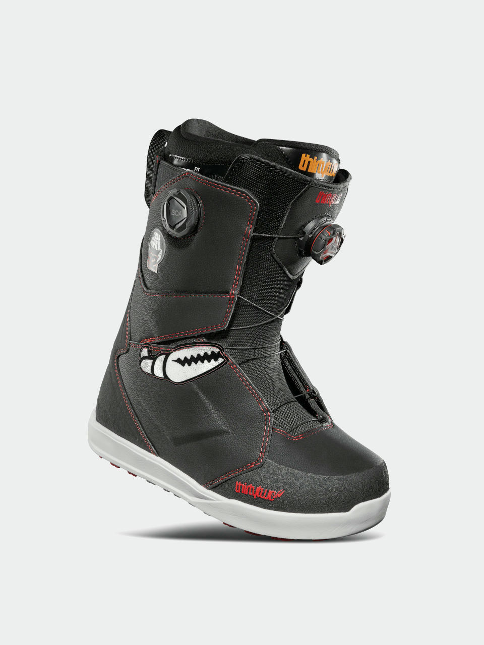 Męskie Buty snowboardowe ThirtyTwo Lashed Double Boa Crab Grab '2 (black/white/red)