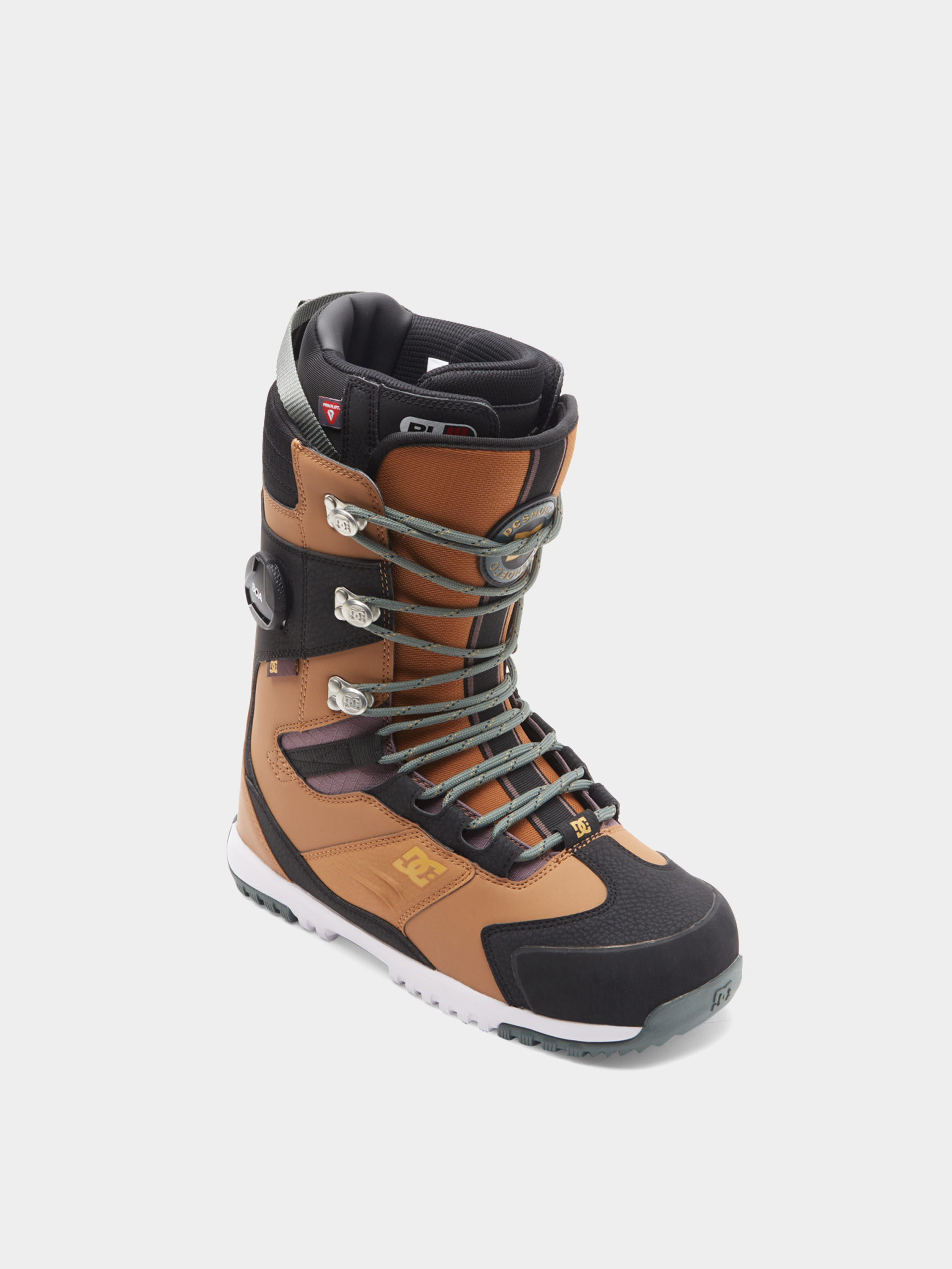 Męskie Buty snowboardowe DC Premier Hybrid (brown/black/white)