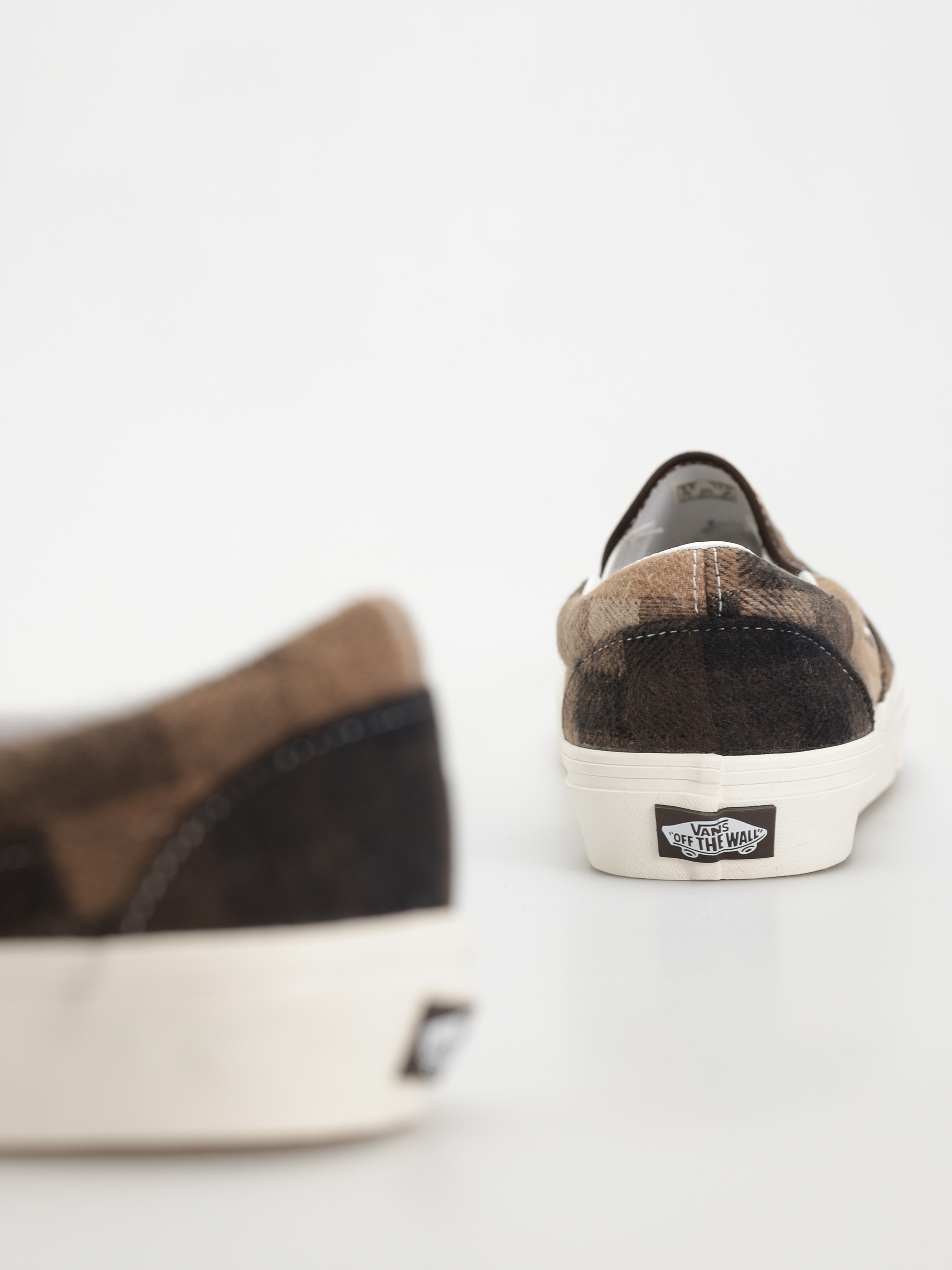 Buty Vans Classic Slip On (sweater check brown)
