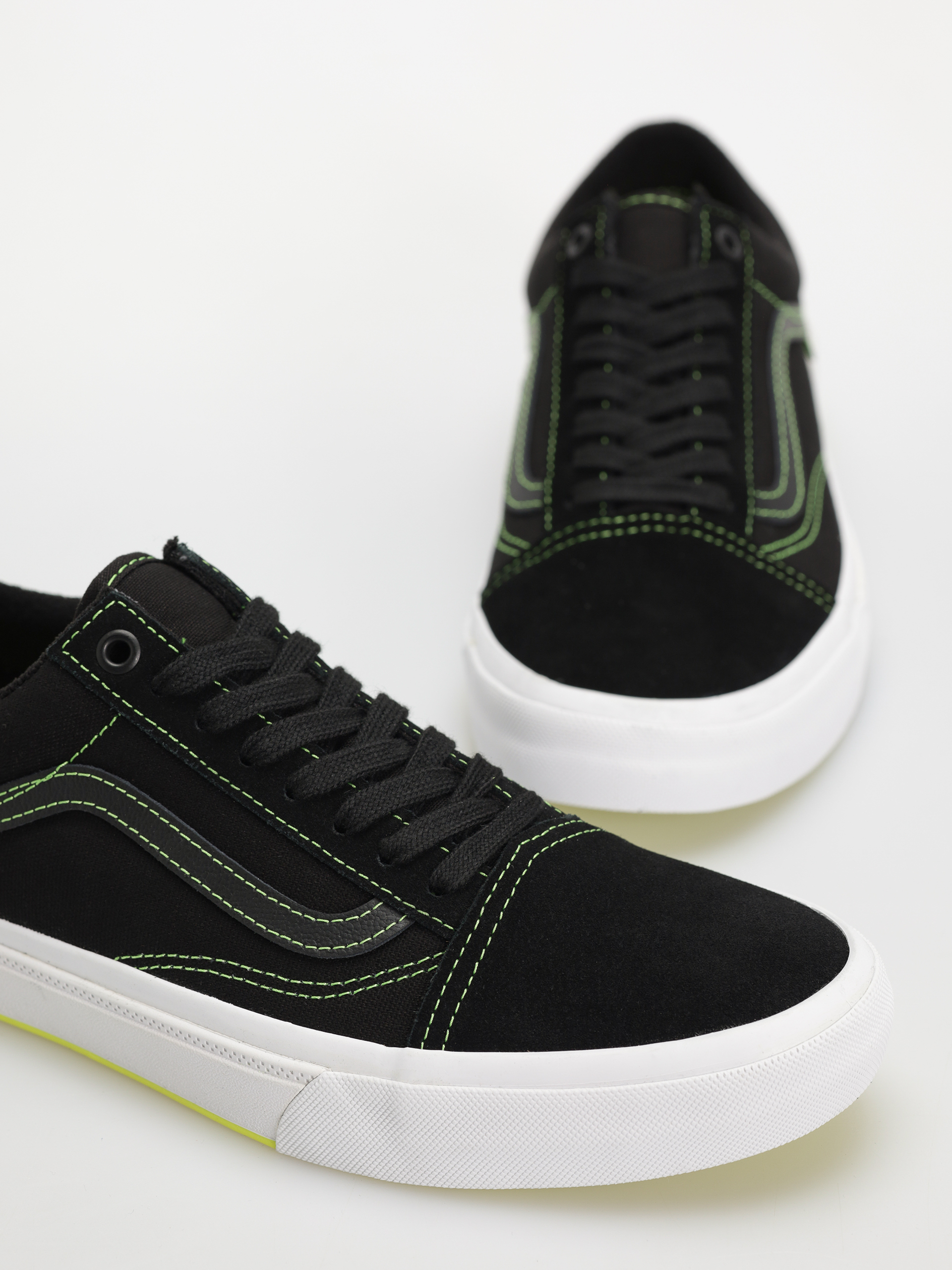 Buty Vans Bmx Old Skool - żółty (black/neon yellow)