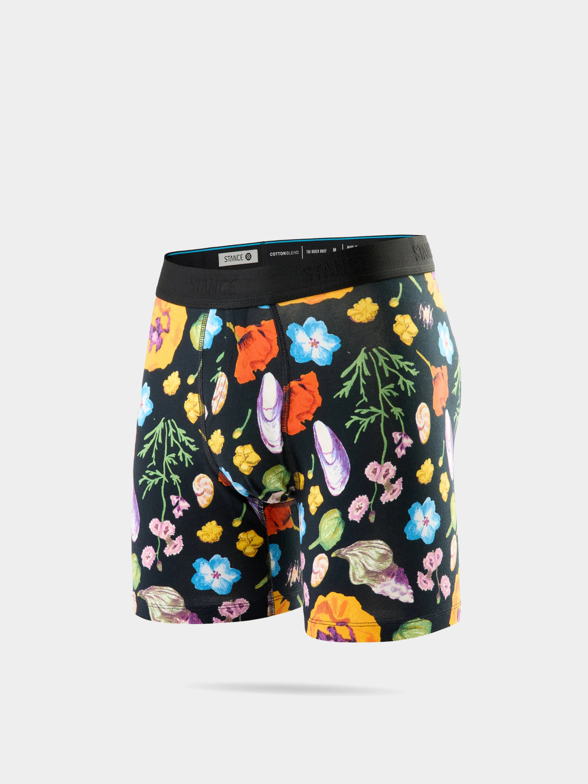 Bielizna Stance Lucias Floral Boxer Brief (black)