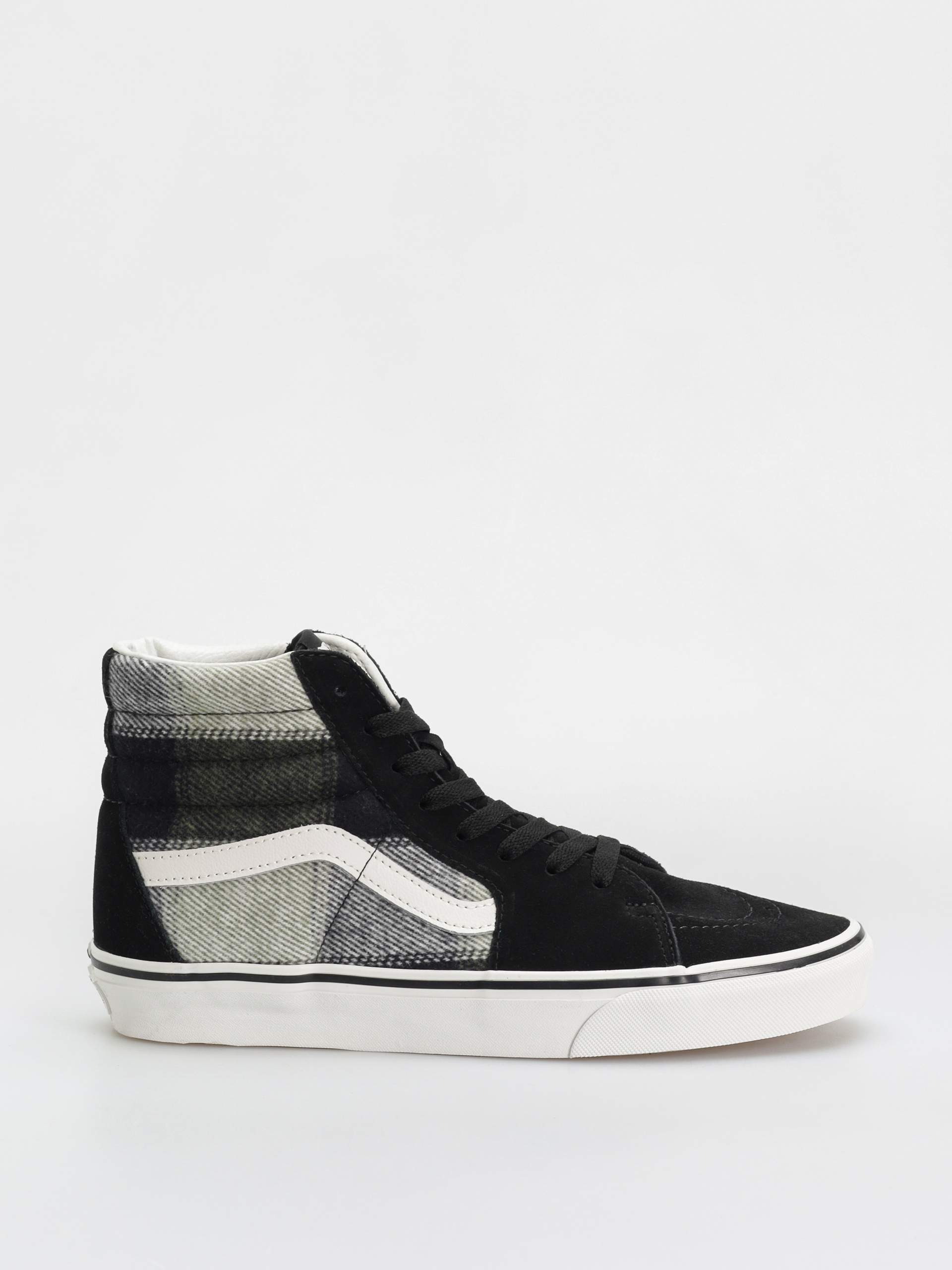 Buty Vans Sk8 Hi (brushed plaid olive/black)