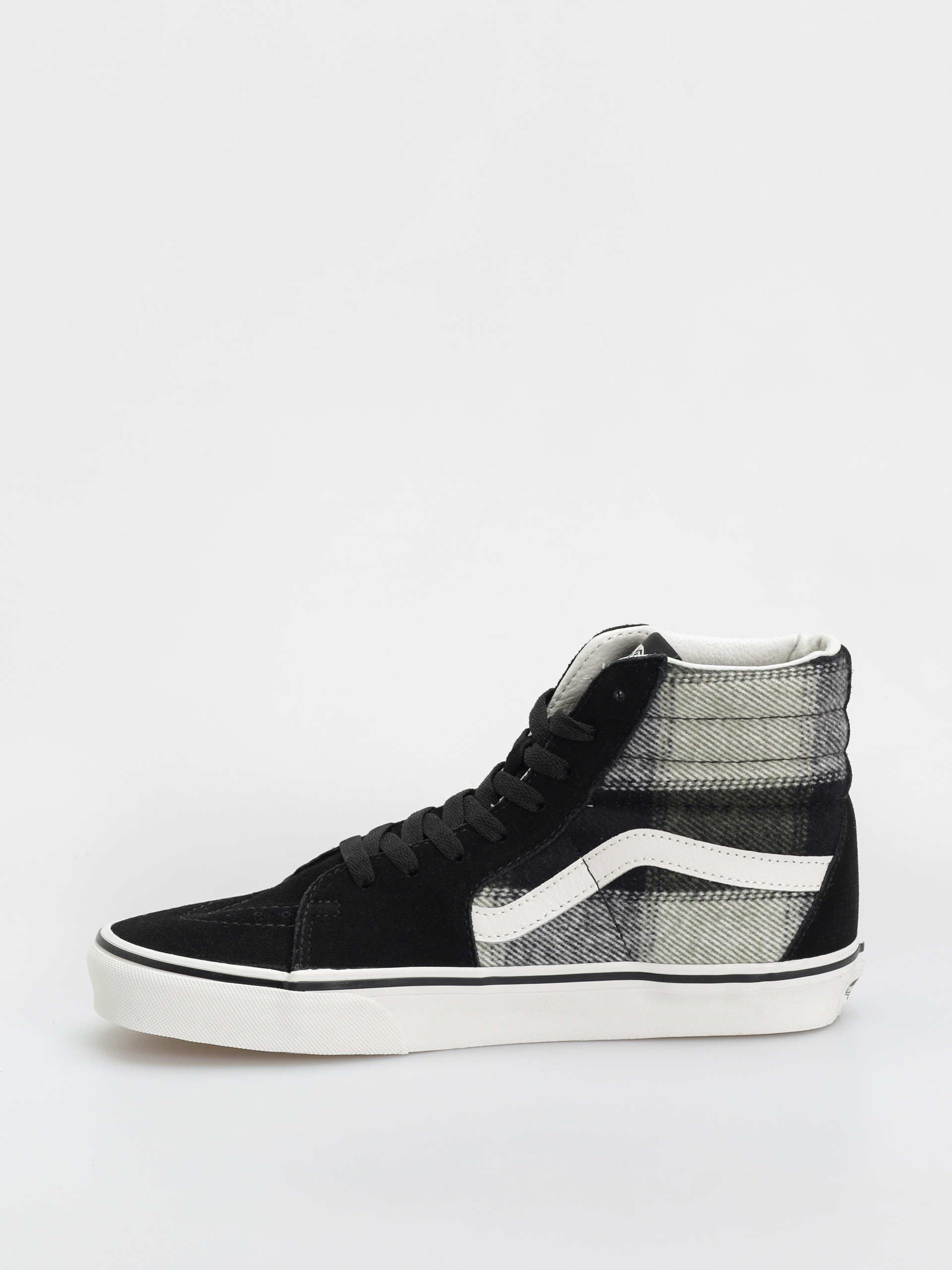 Buty Vans Sk8 Hi (brushed plaid olive/black)