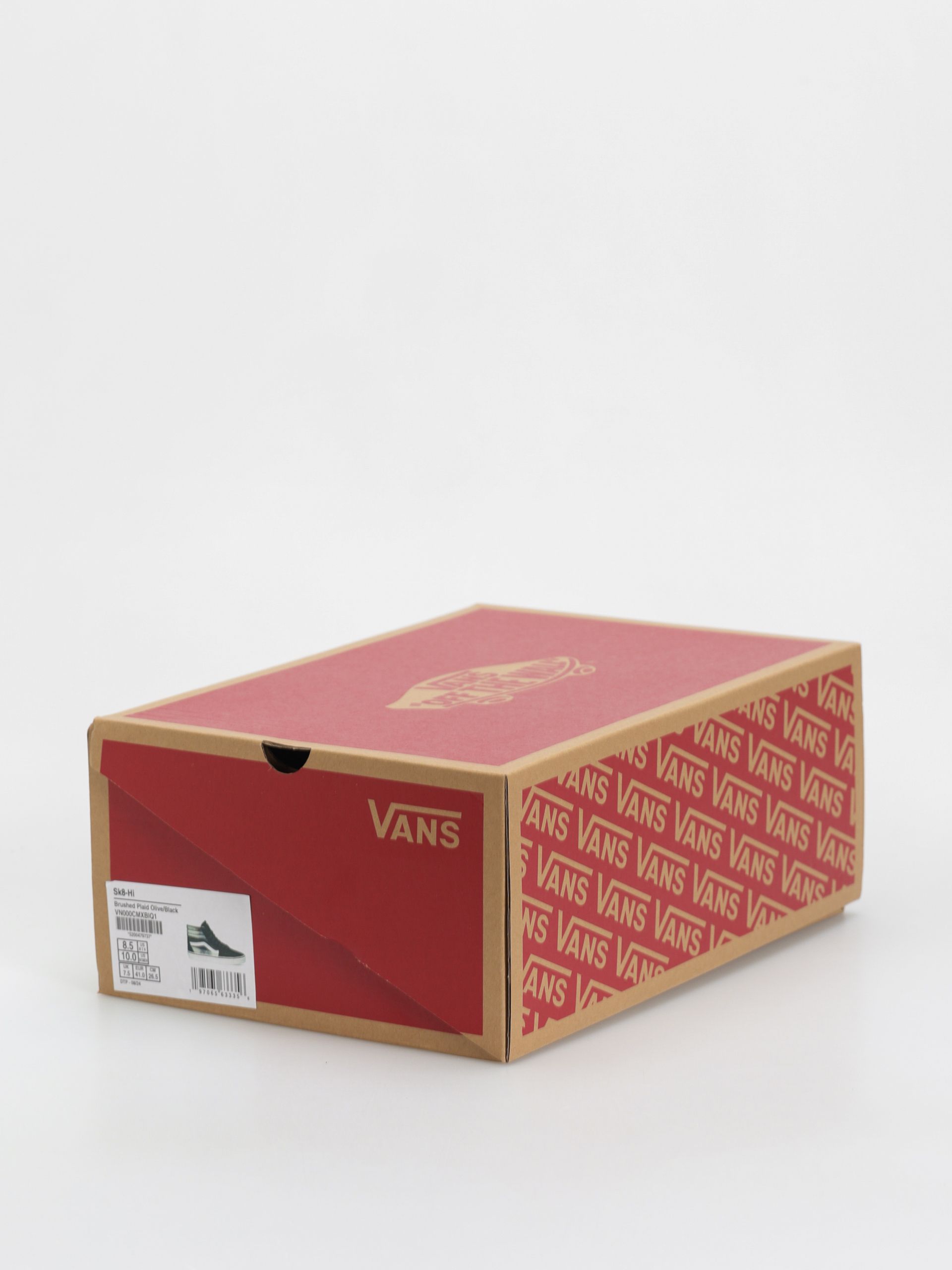 Buty Vans Sk8 Hi (brushed plaid olive/black)