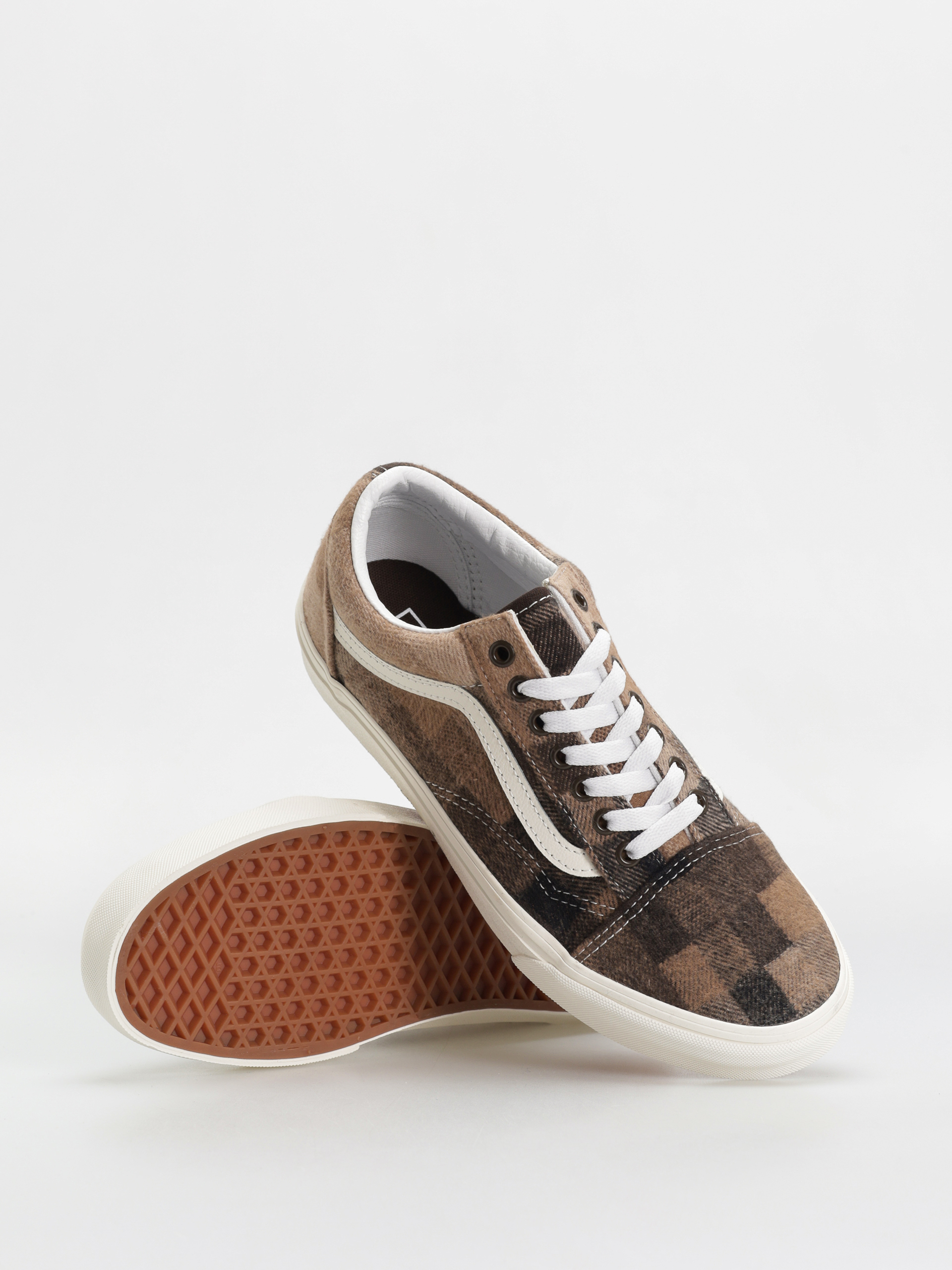 Buty Vans Old Skool (sweater check brown)