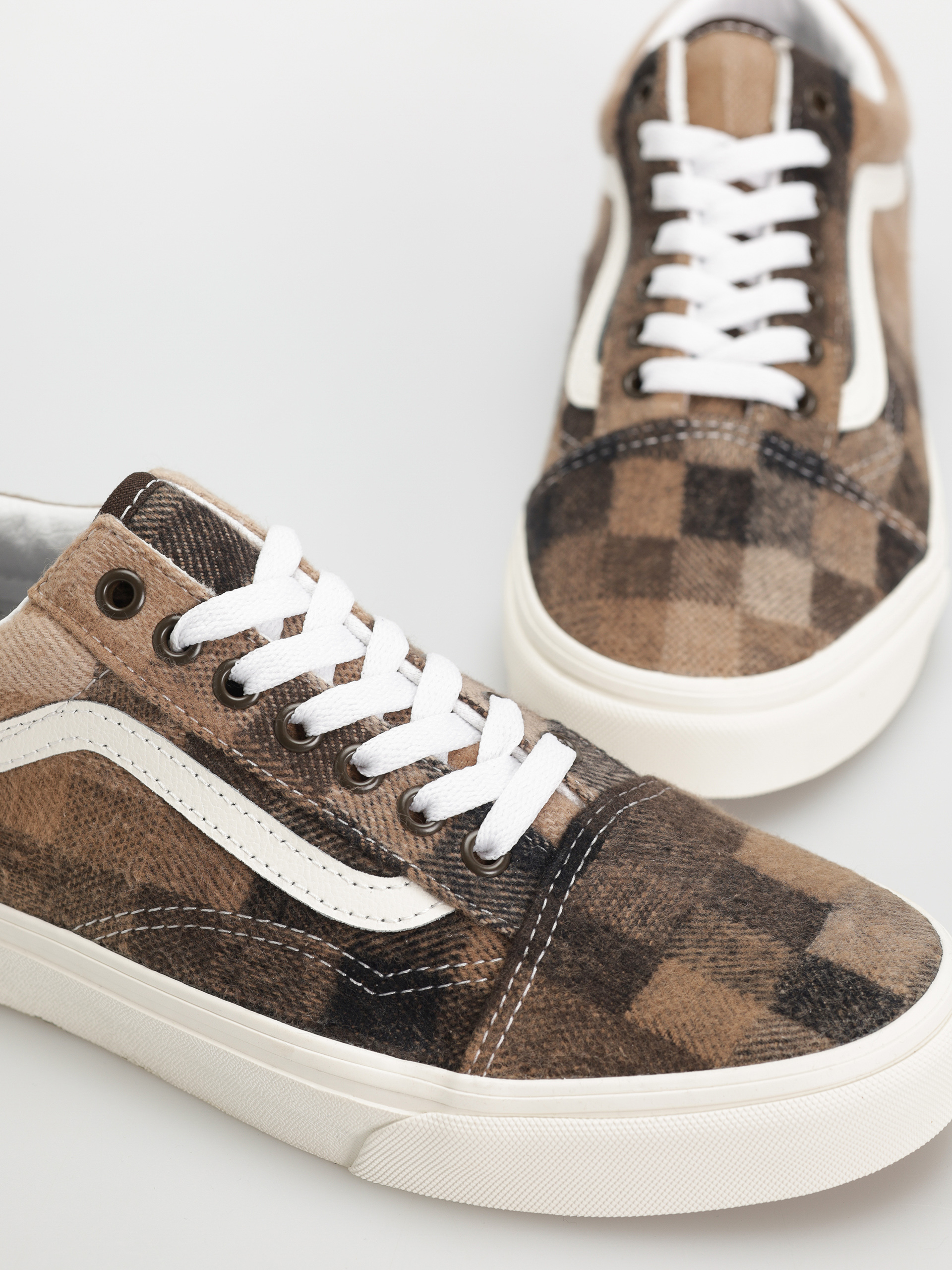 Buty Vans Old Skool (sweater check brown)