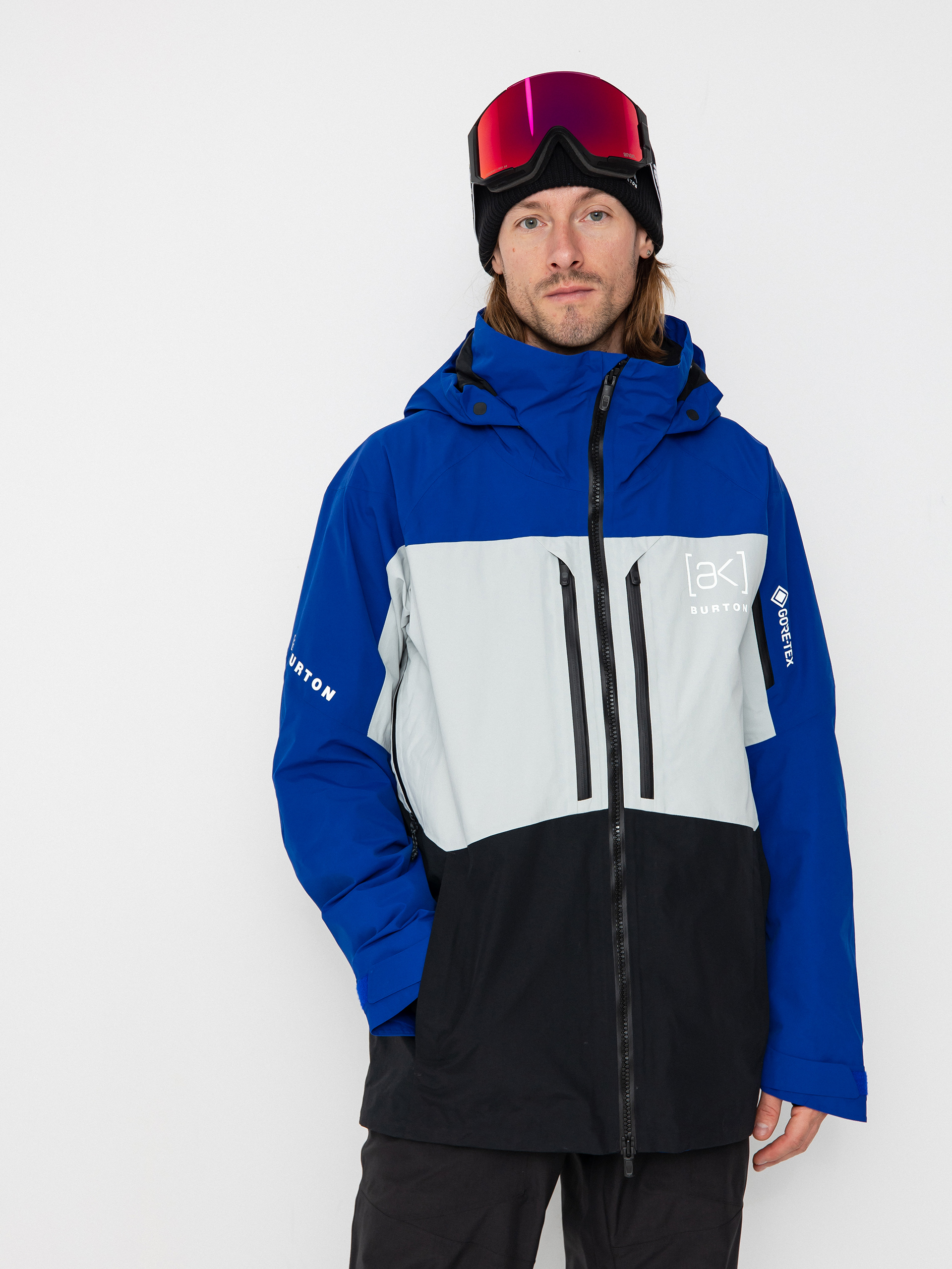 Męska Kurtka snowboardowa Burton Ak Gore Tex Swash (jake blue/gray cloud/true black)
