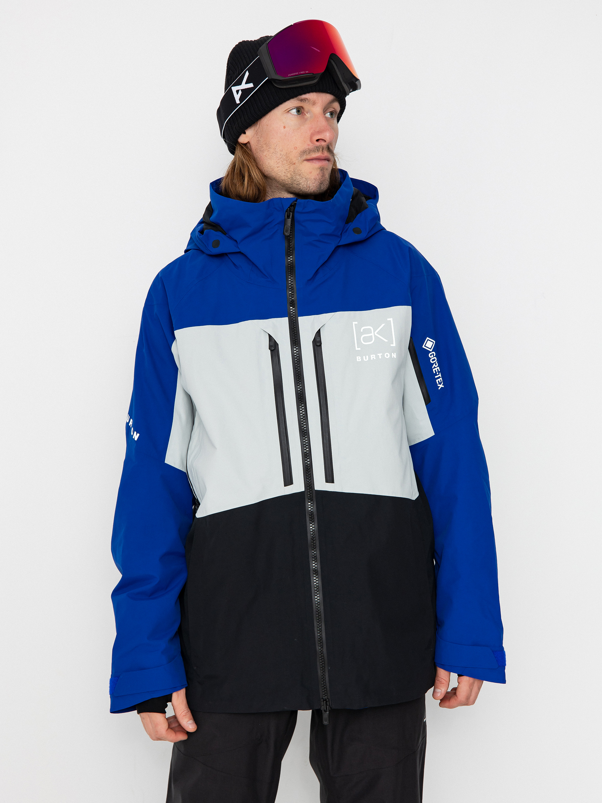 Męska Kurtka snowboardowa Burton Ak Gore Tex Swash (jake blue/gray cloud/true black)