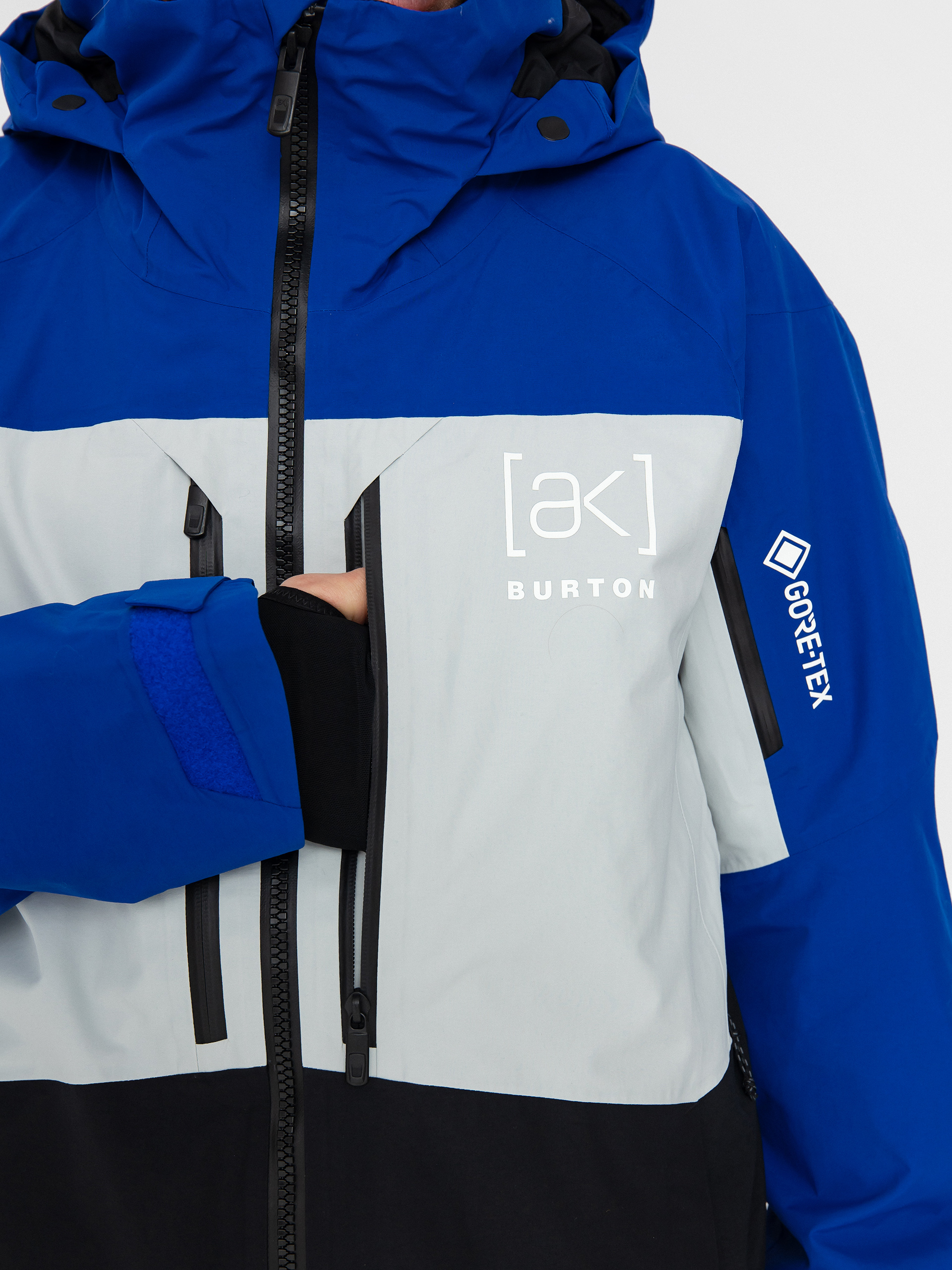 Męska Kurtka snowboardowa Burton Ak Gore Tex Swash (jake blue/gray cloud/true black)