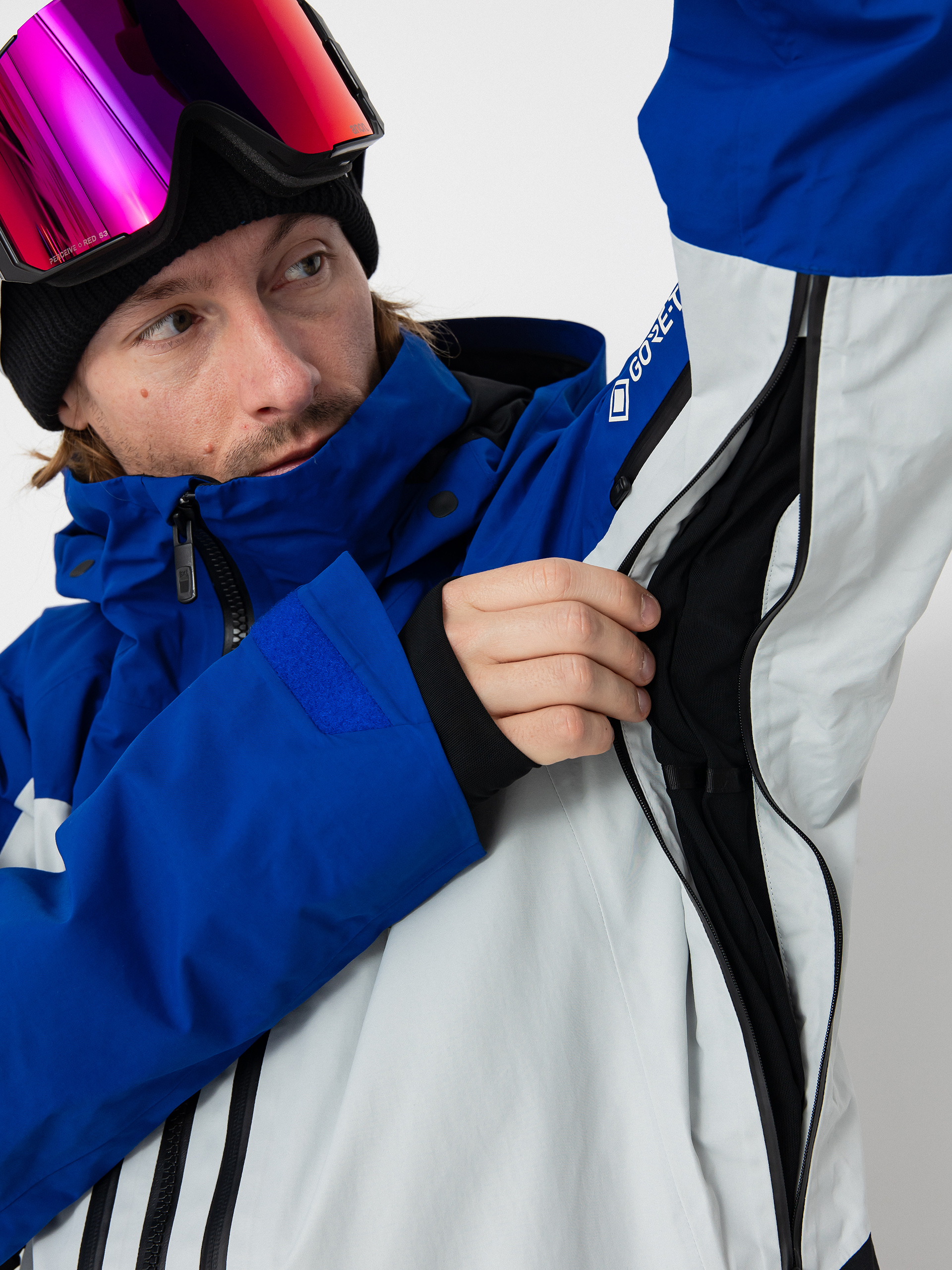 Męska Kurtka snowboardowa Burton Ak Gore Tex Swash (jake blue/gray cloud/true black)