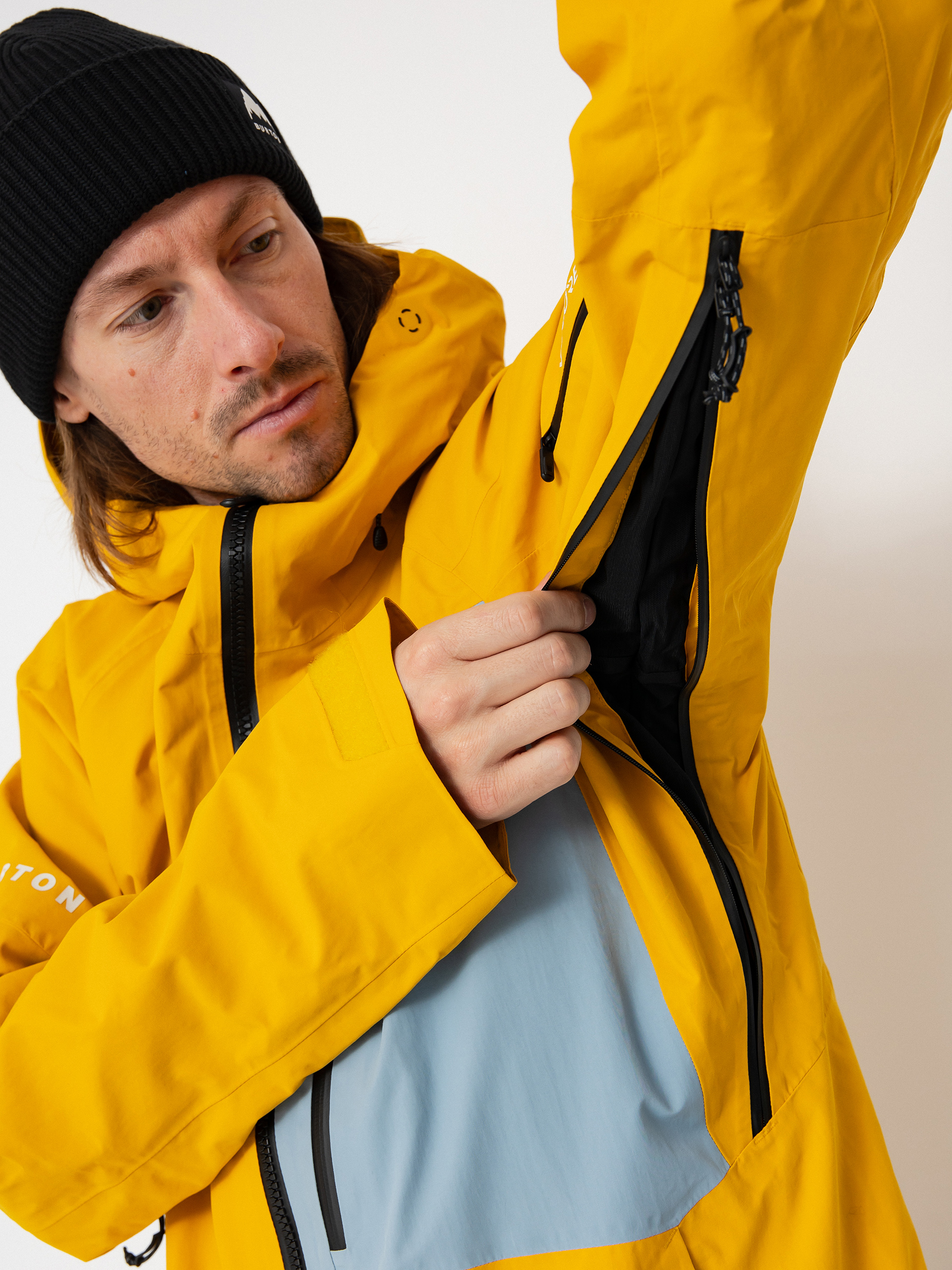 Męska Kurtka snowboardowa Burton Ak Gore Tex Cyclic (goldenrod/dusty blue)