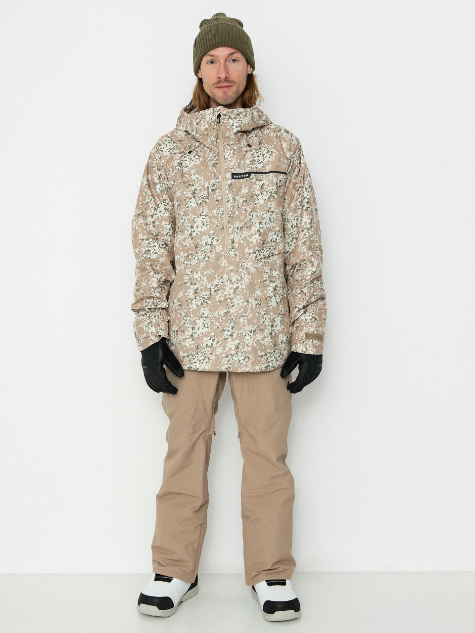 Męska Kurtka snowboardowa Burton Pillowline Gore Tex Anorak (snowfall camo)