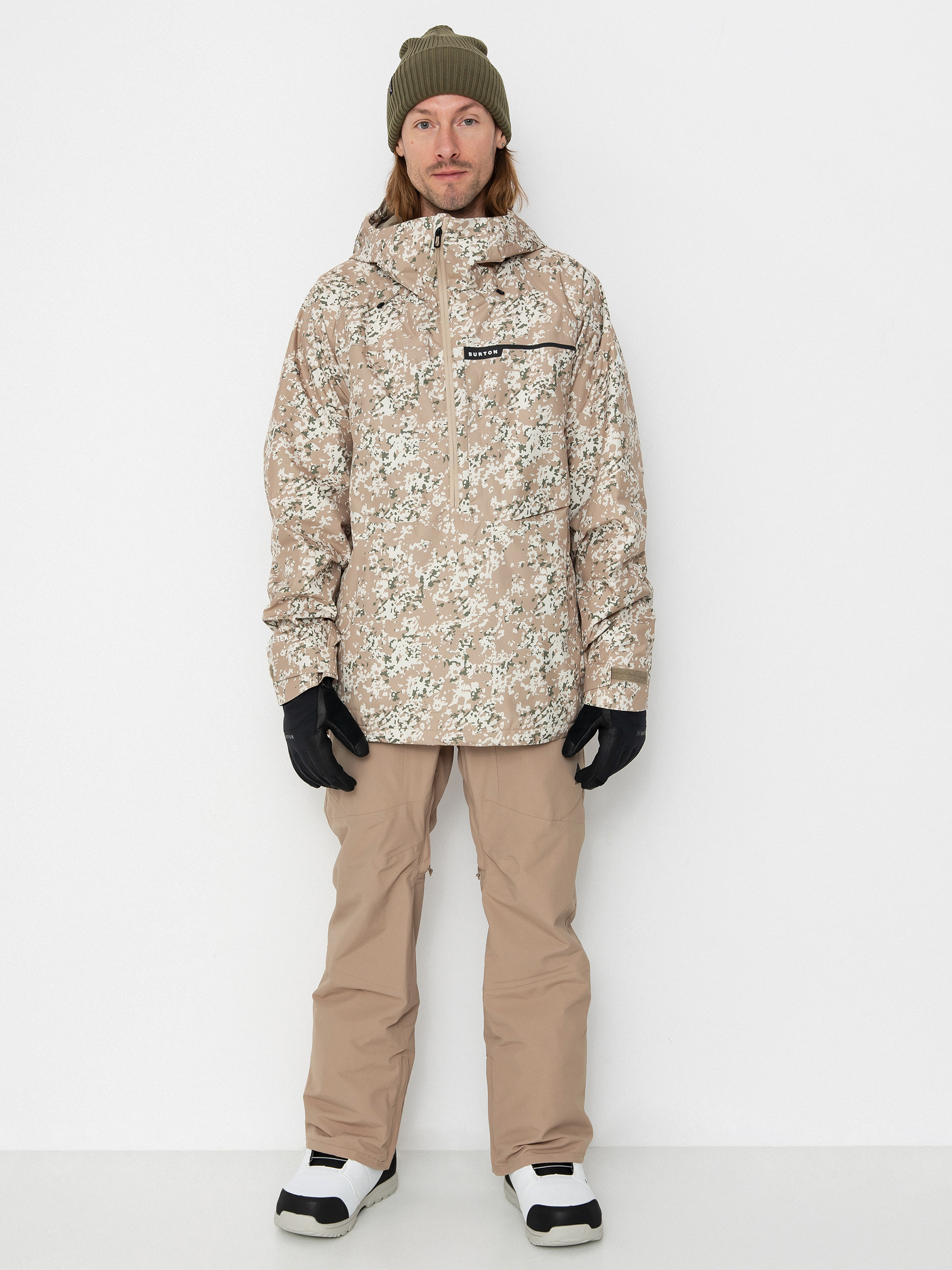 Kurtka snowboardowa Burton Pillowline Gore Tex Anorak (snowfall camo)