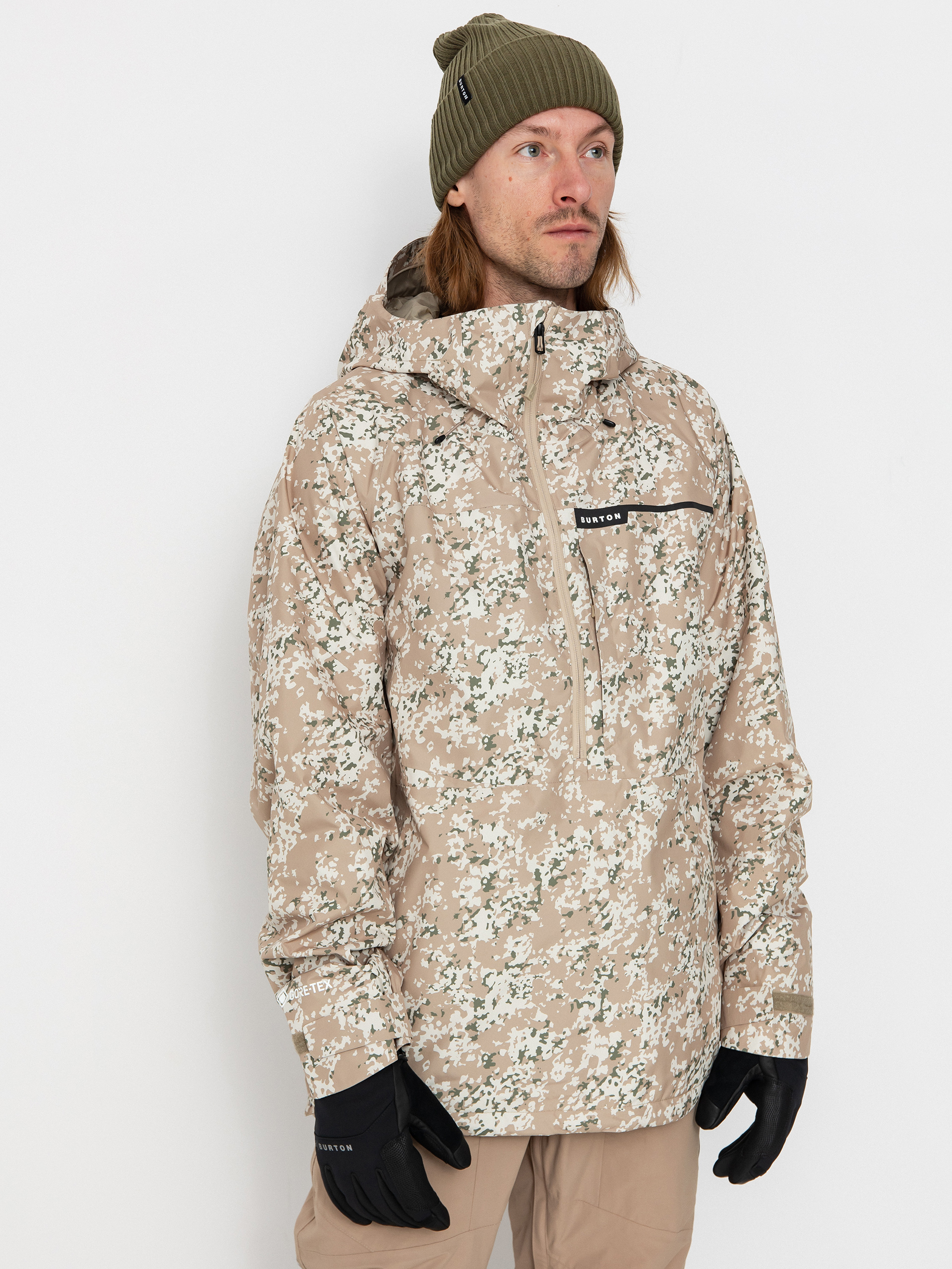 Męska Kurtka snowboardowa Burton Pillowline Gore Tex Anorak (snowfall camo)