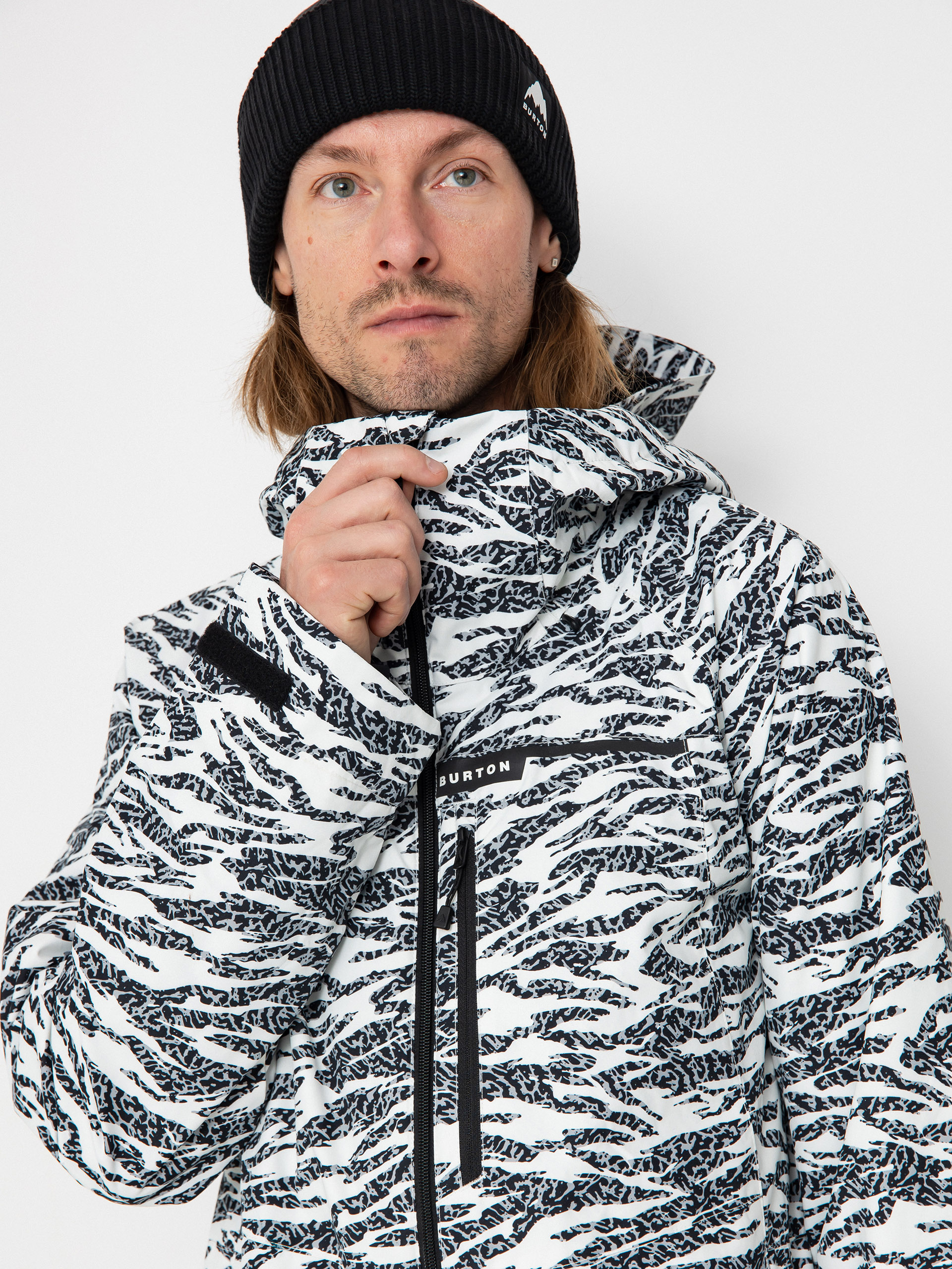 Męska Kurtka snowboardowa Burton Lodgepole (zebra camo)