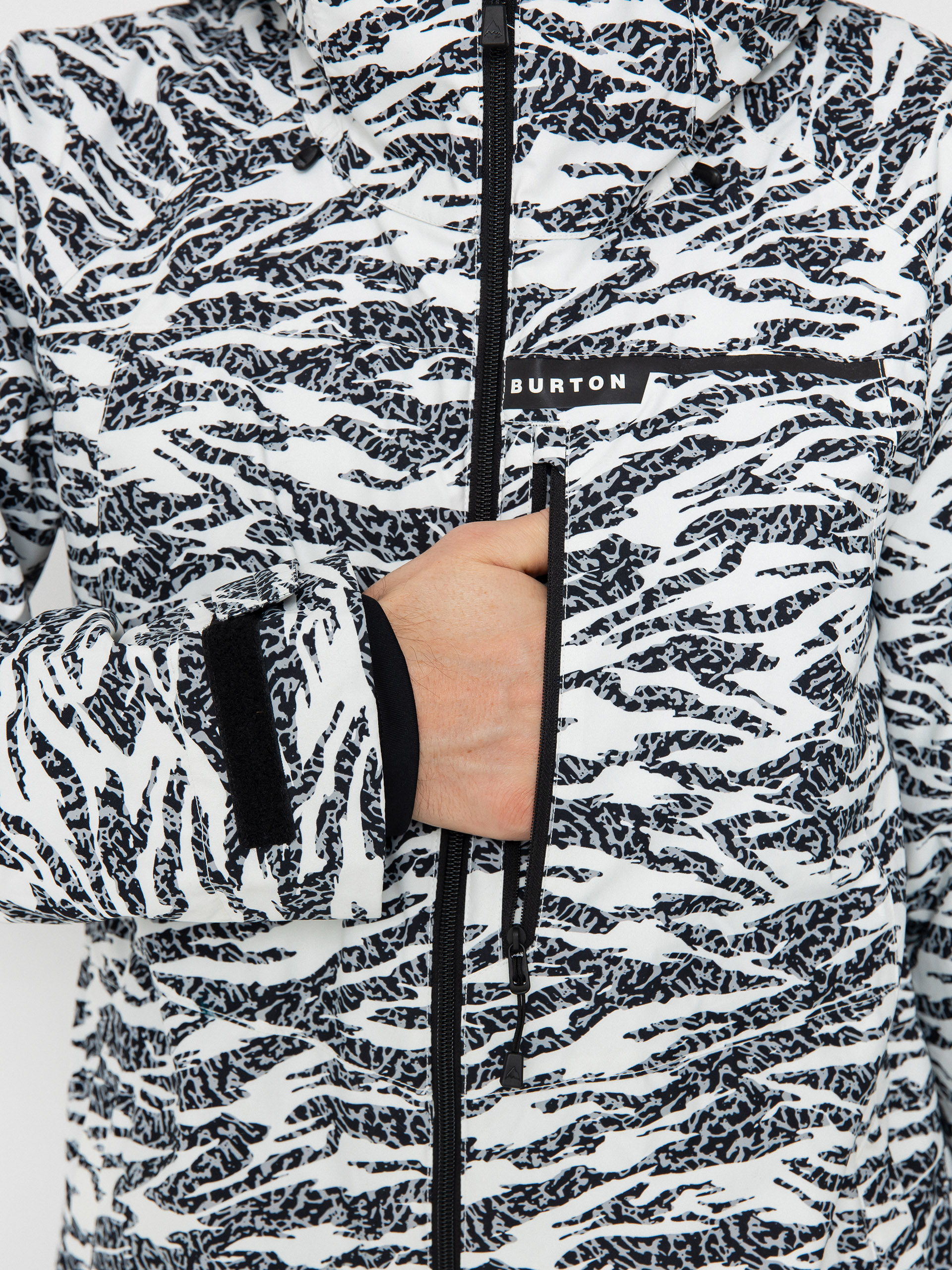 Męska Kurtka snowboardowa Burton Lodgepole (zebra camo)