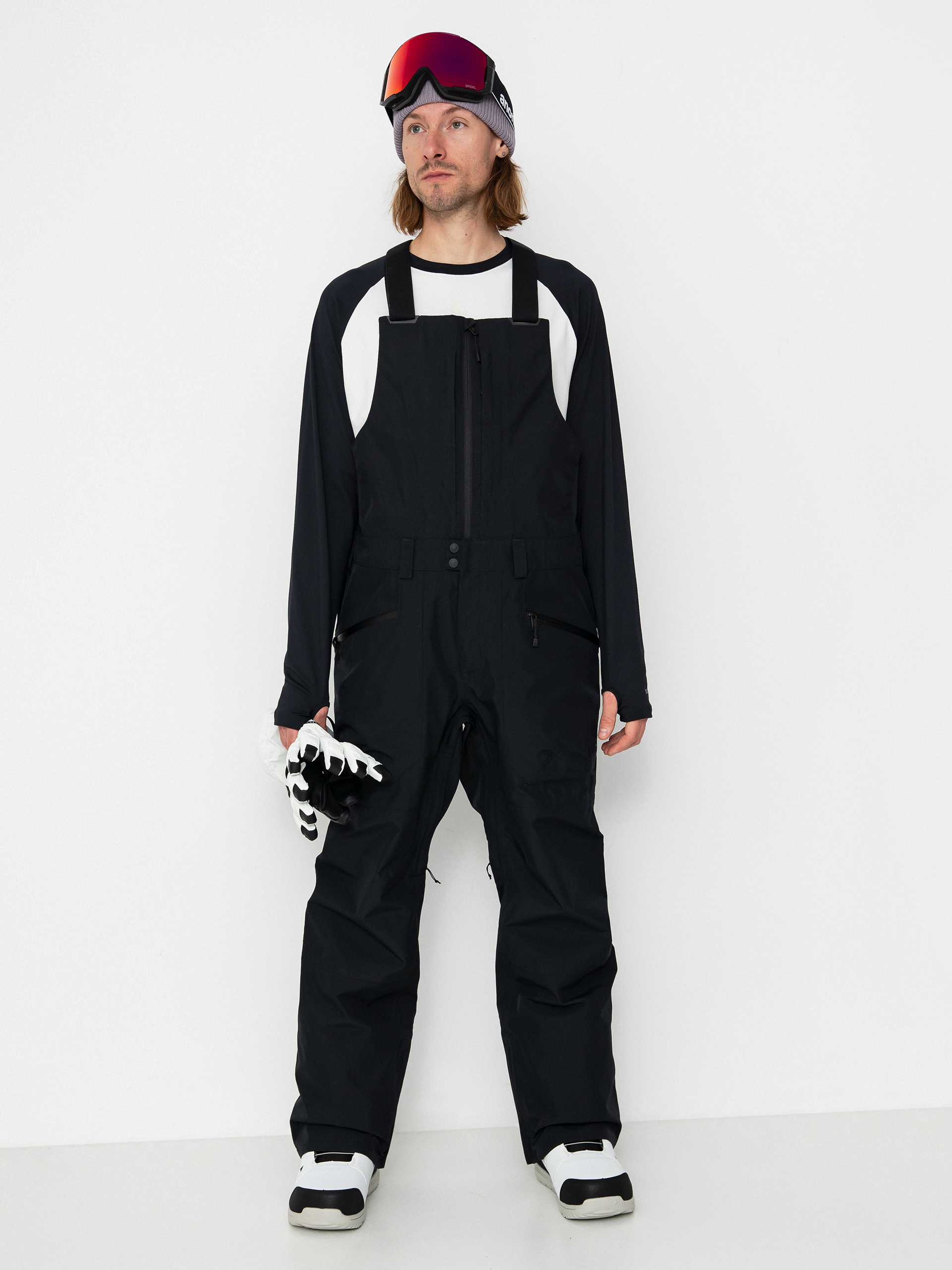 Męskie Spodnie snowboardowe Burton Reserve Gore Tex Bib (true black)