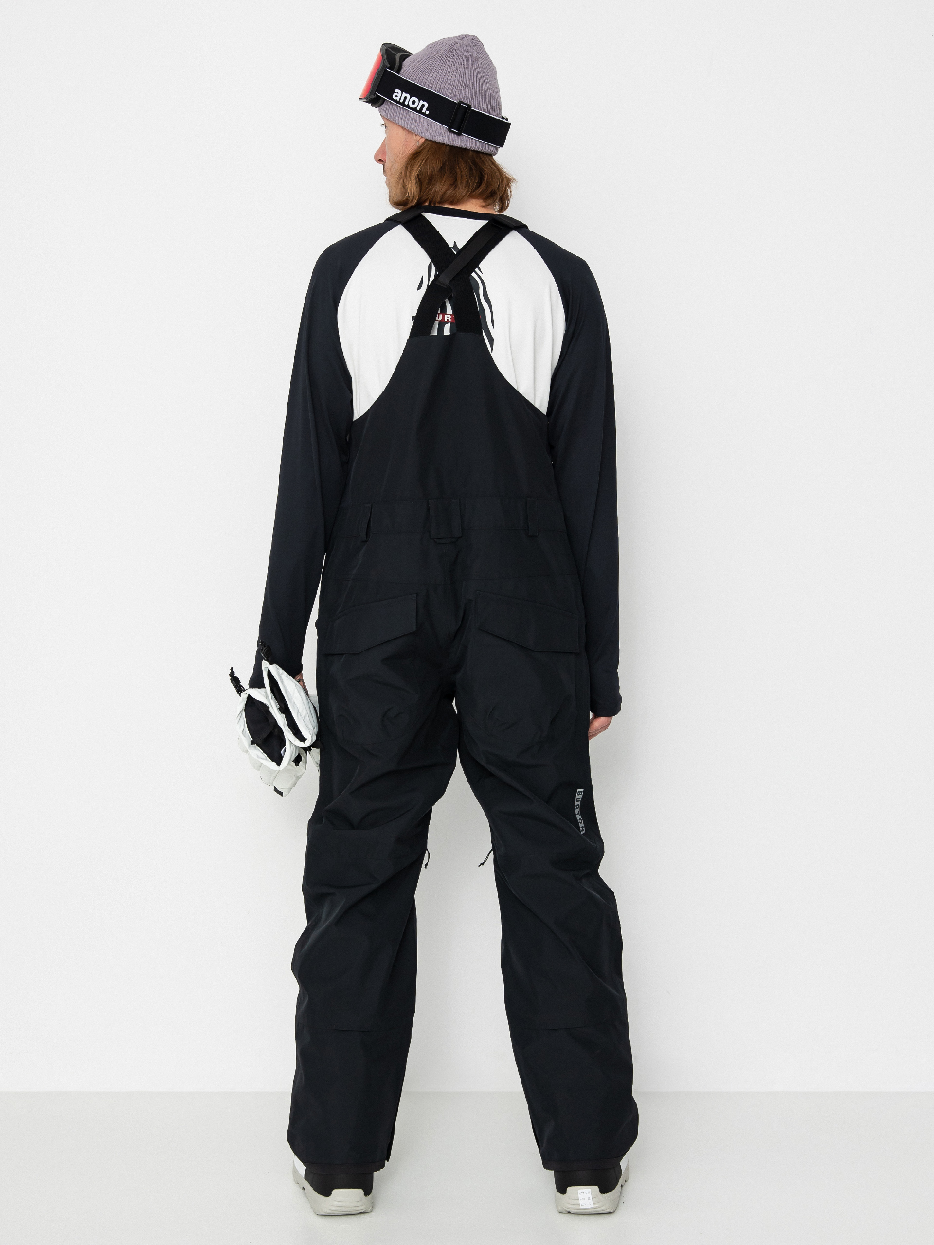 Męskie Spodnie snowboardowe Burton Reserve Gore Tex Bib (true black)