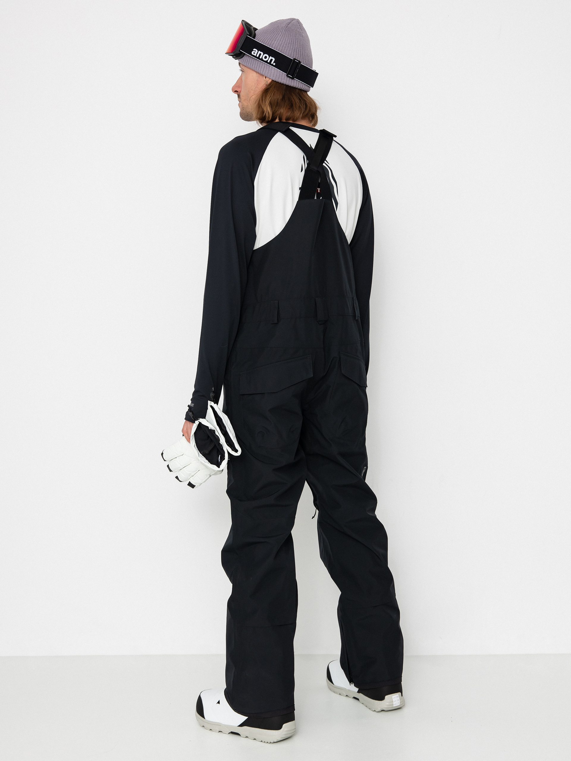 Męskie Spodnie snowboardowe Burton Reserve Gore Tex Bib (true black)