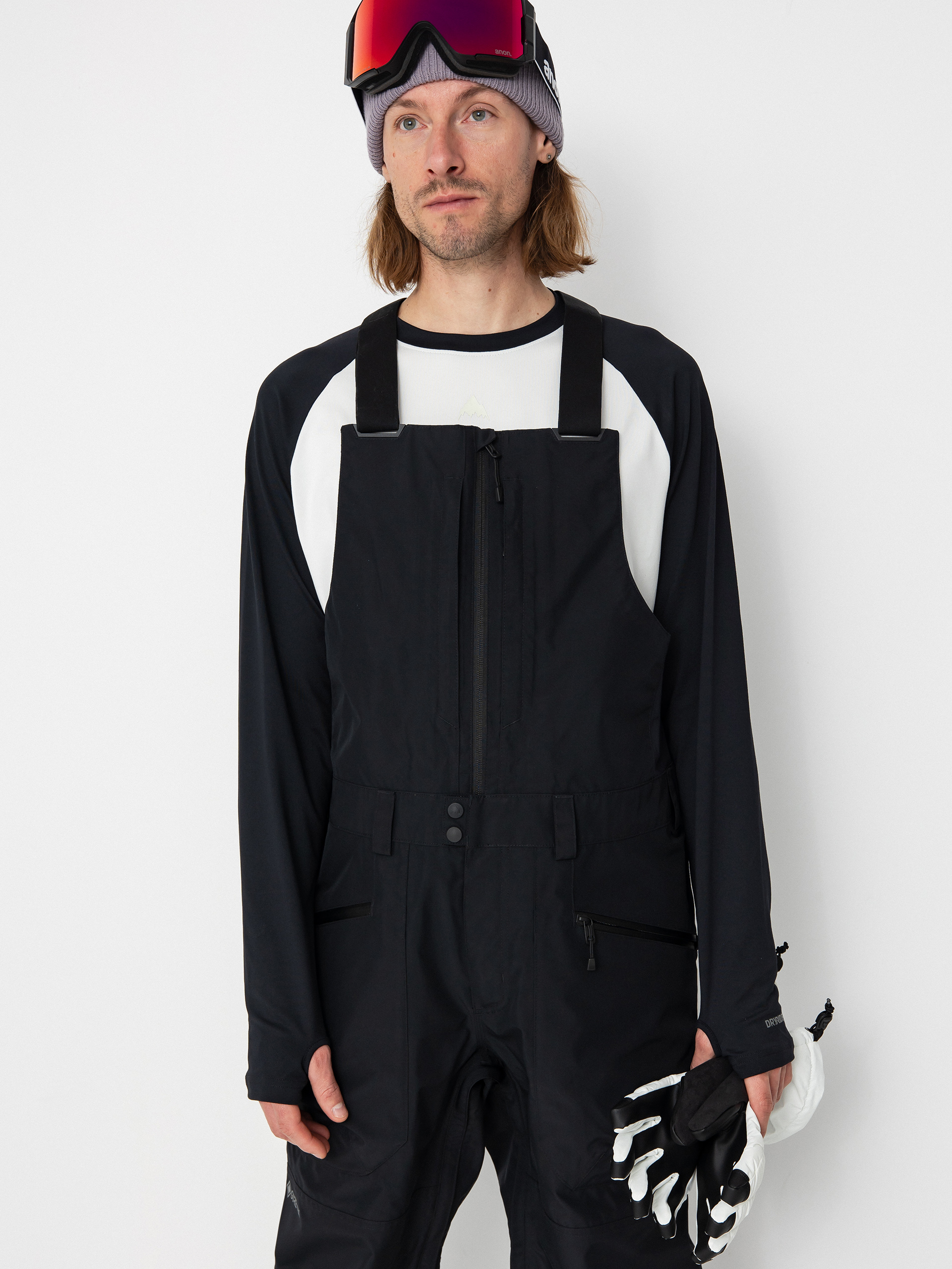 Męskie Spodnie snowboardowe Burton Reserve Gore Tex Bib (true black)