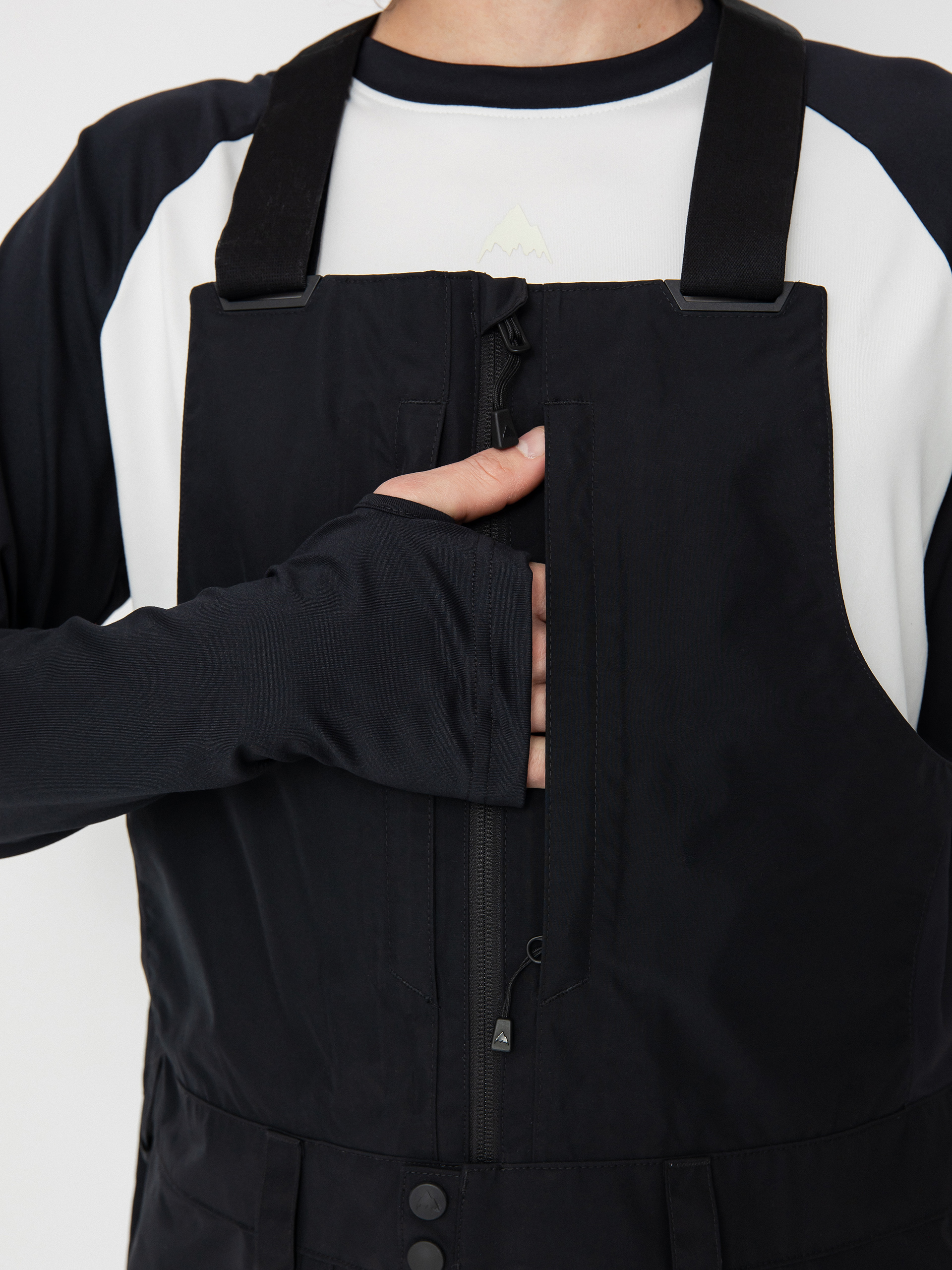 Męskie Spodnie snowboardowe Burton Reserve Gore Tex Bib (true black)