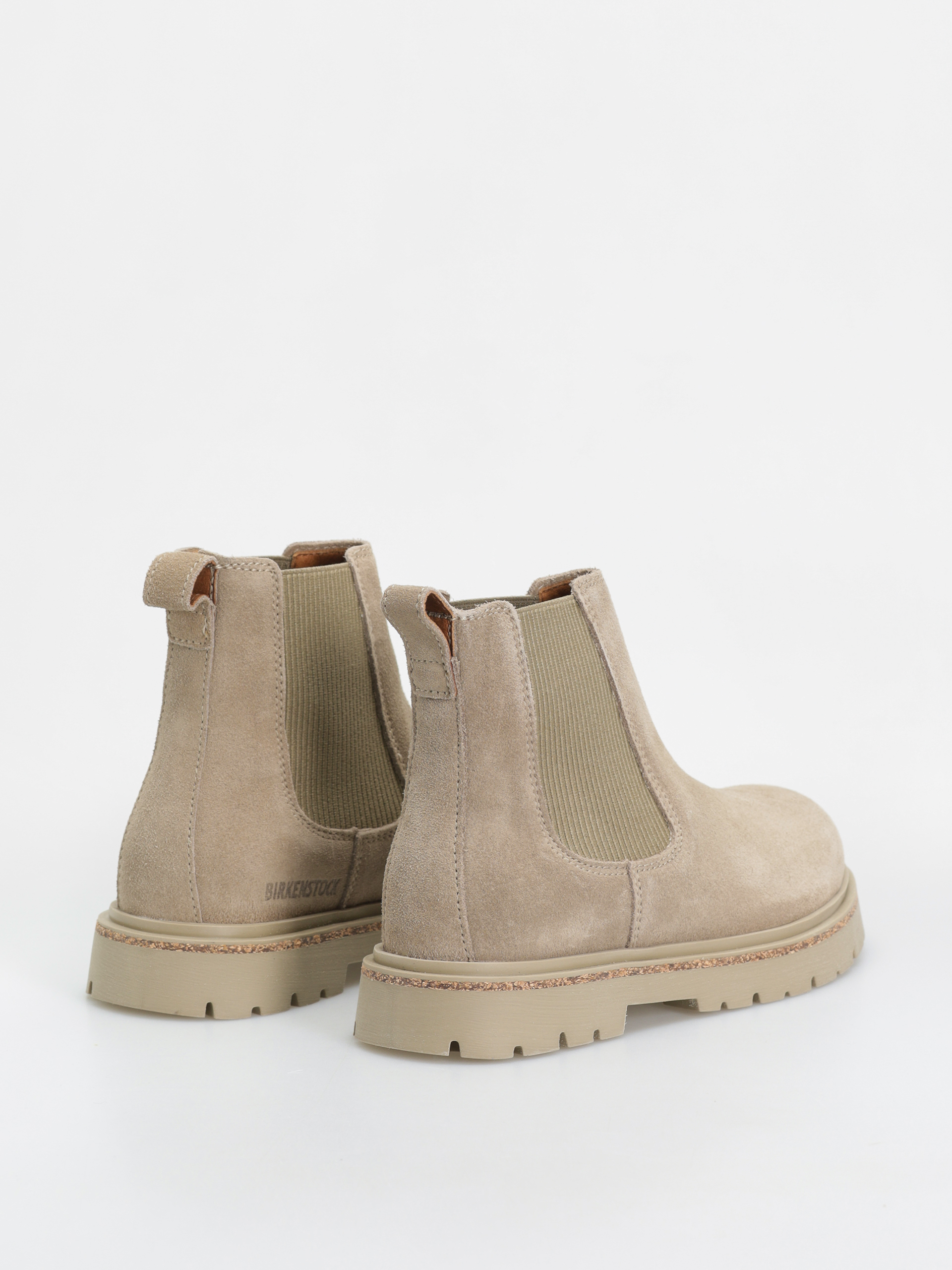 Buty Birkenstock Highwood Slip On Women Suede Leather Narrow Wmn (taupe)