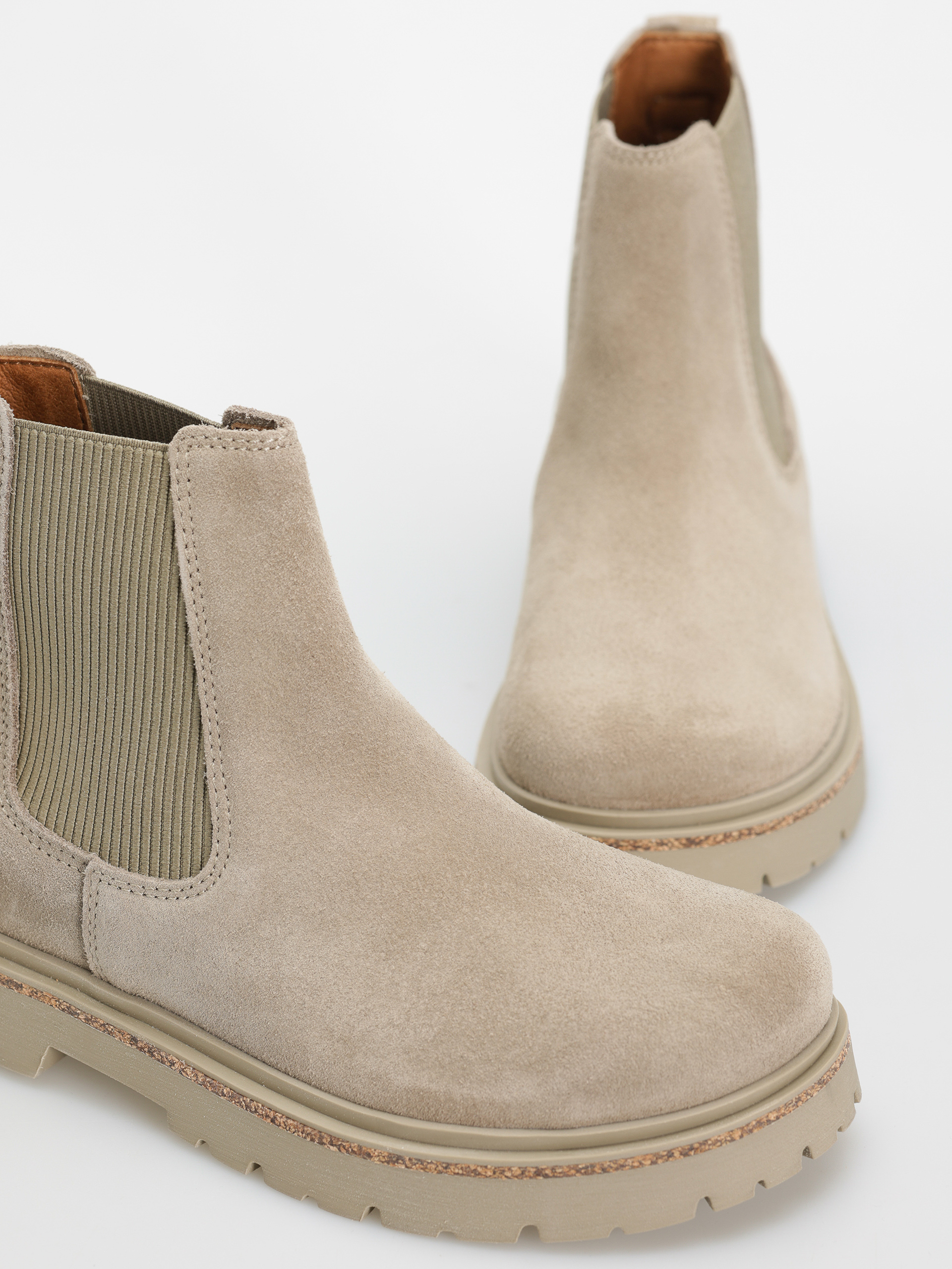 Buty Birkenstock Highwood Slip On Women Suede Leather Narrow Wmn (taupe)