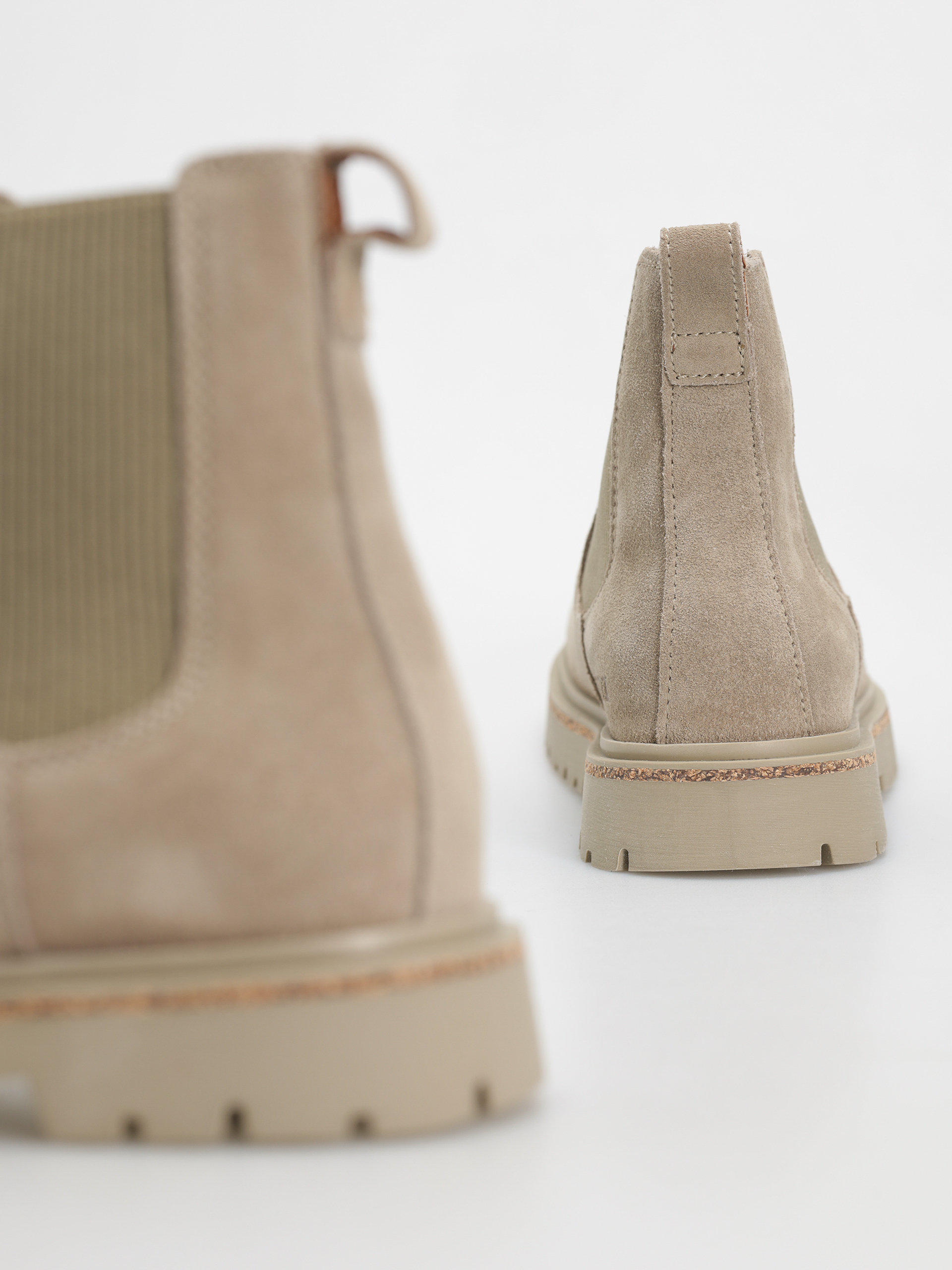 Buty Birkenstock Highwood Slip On Women Suede Leather Narrow Wmn (taupe)