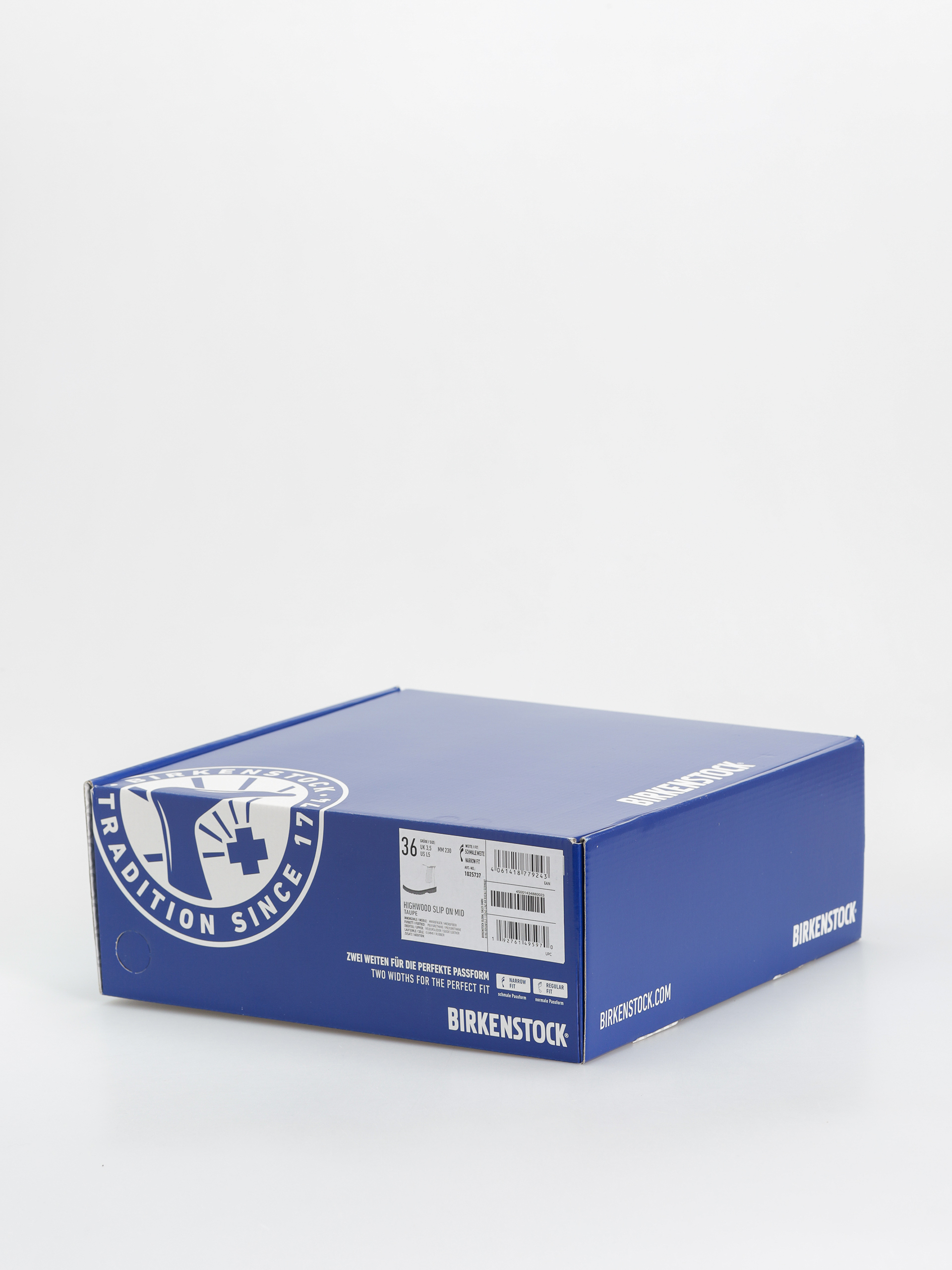 Buty Birkenstock Highwood Slip On Women Suede Leather Narrow Wmn (taupe)