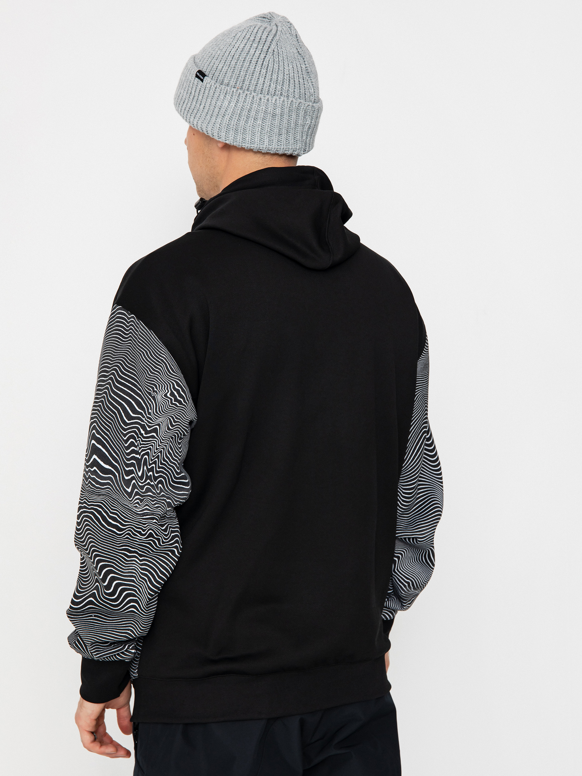 Męska Bluza aktywna Volcom Hydro Riding HD (black print)