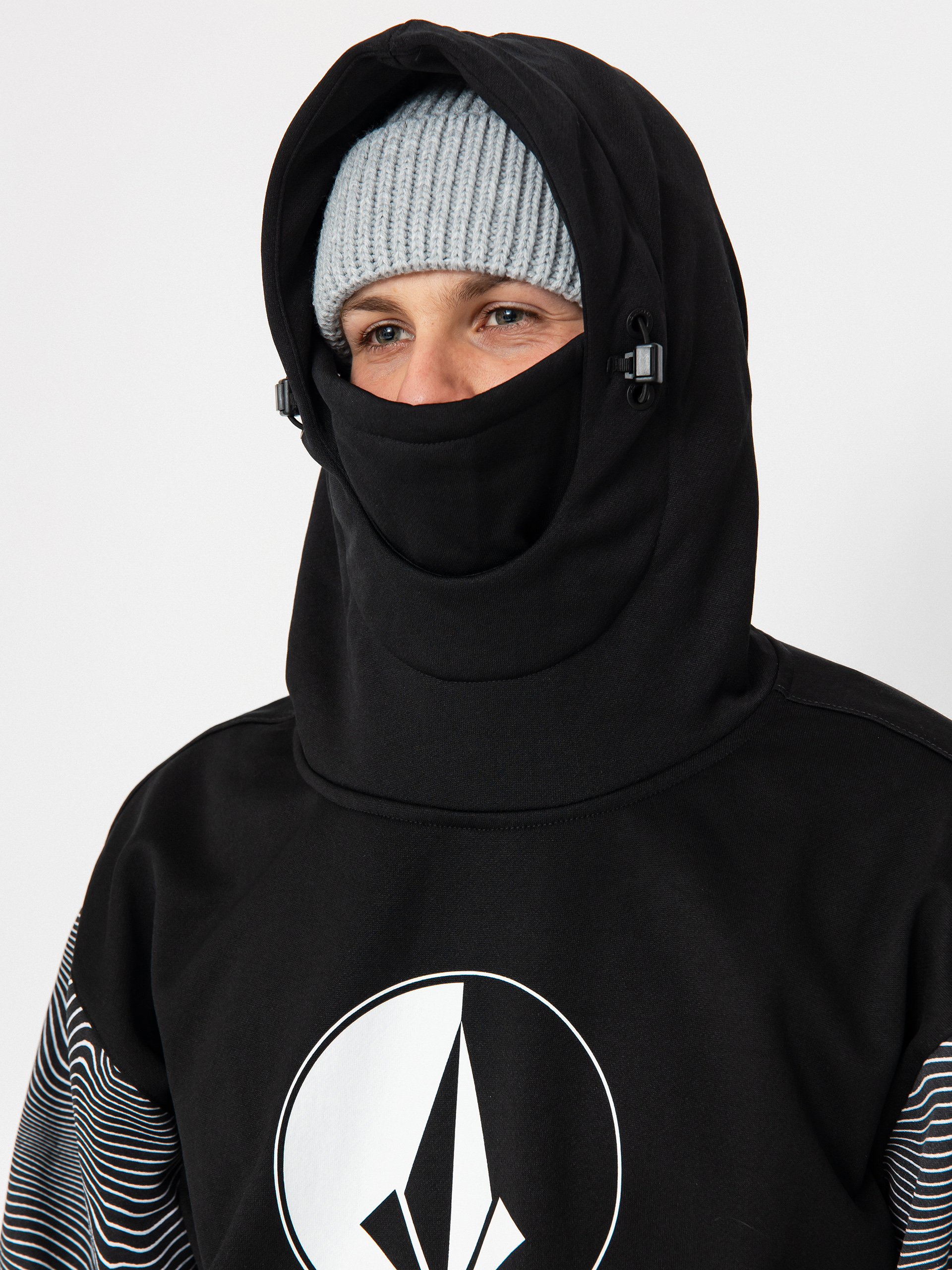 Męska Bluza aktywna Volcom Hydro Riding HD (black print)