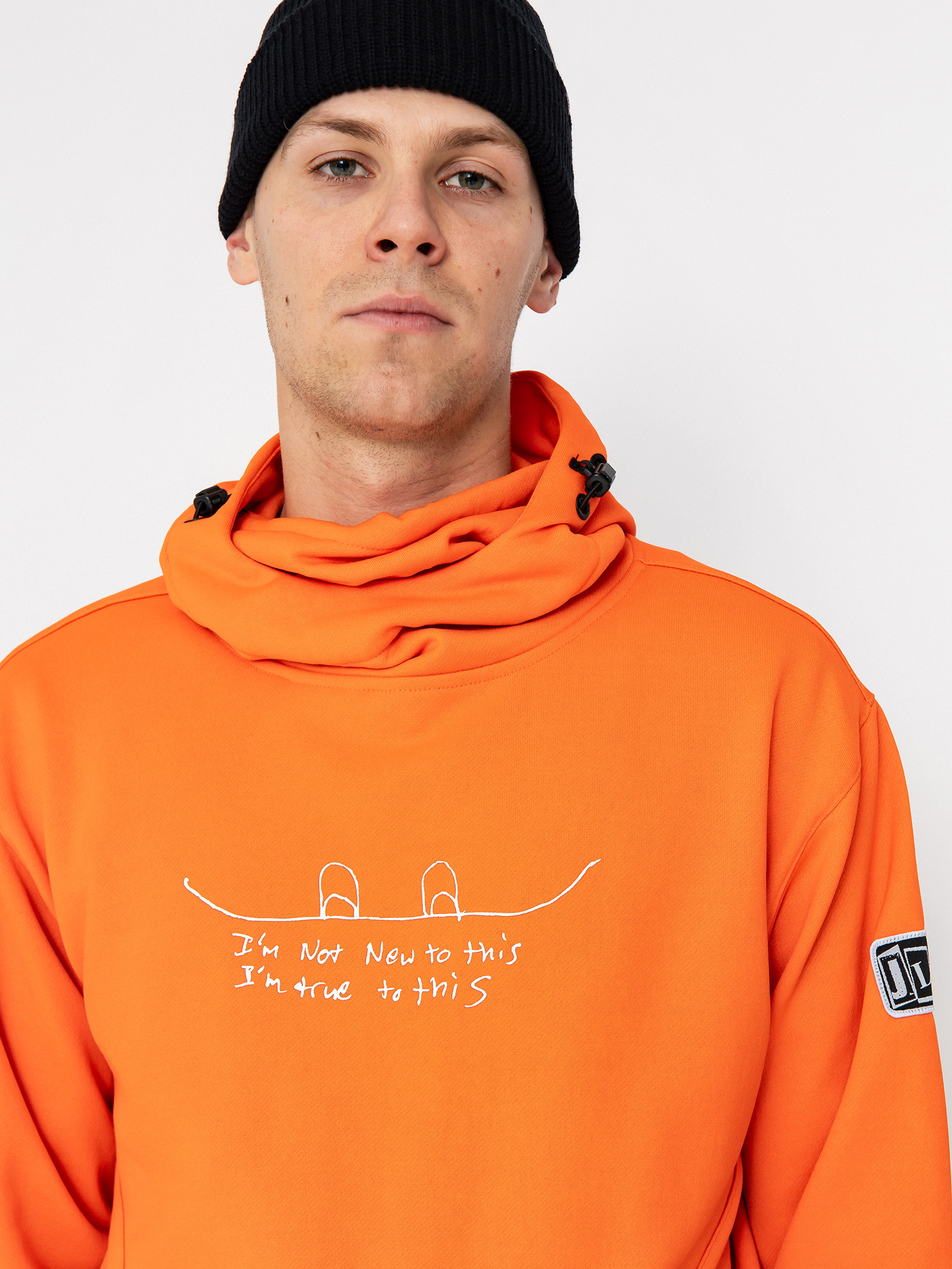 Męska Bluza aktywna Volcom Hydro Riding HD (flame red)