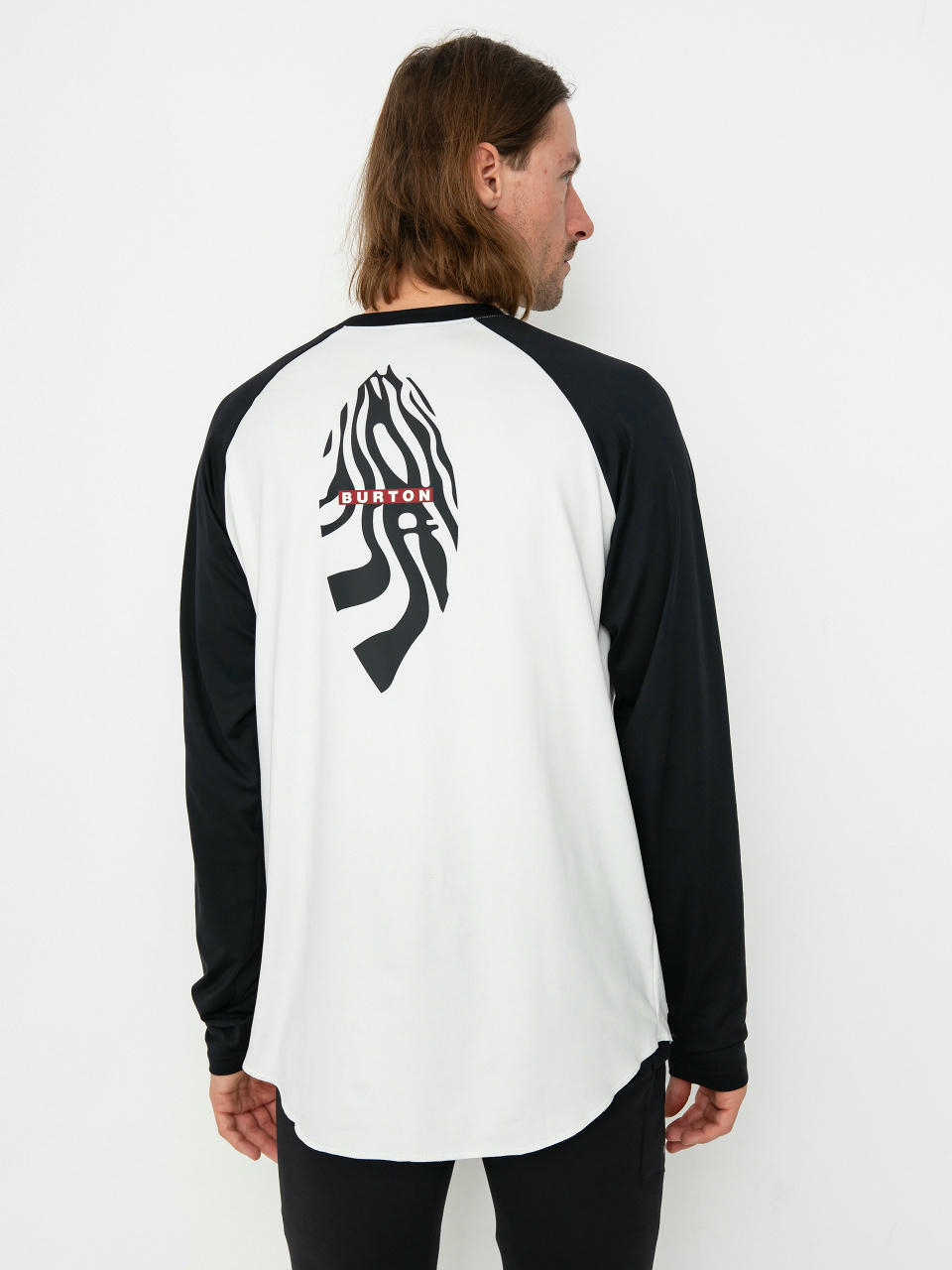 Longsleeve Burton Roadie Tech Midweight Crew (stout white/true black)