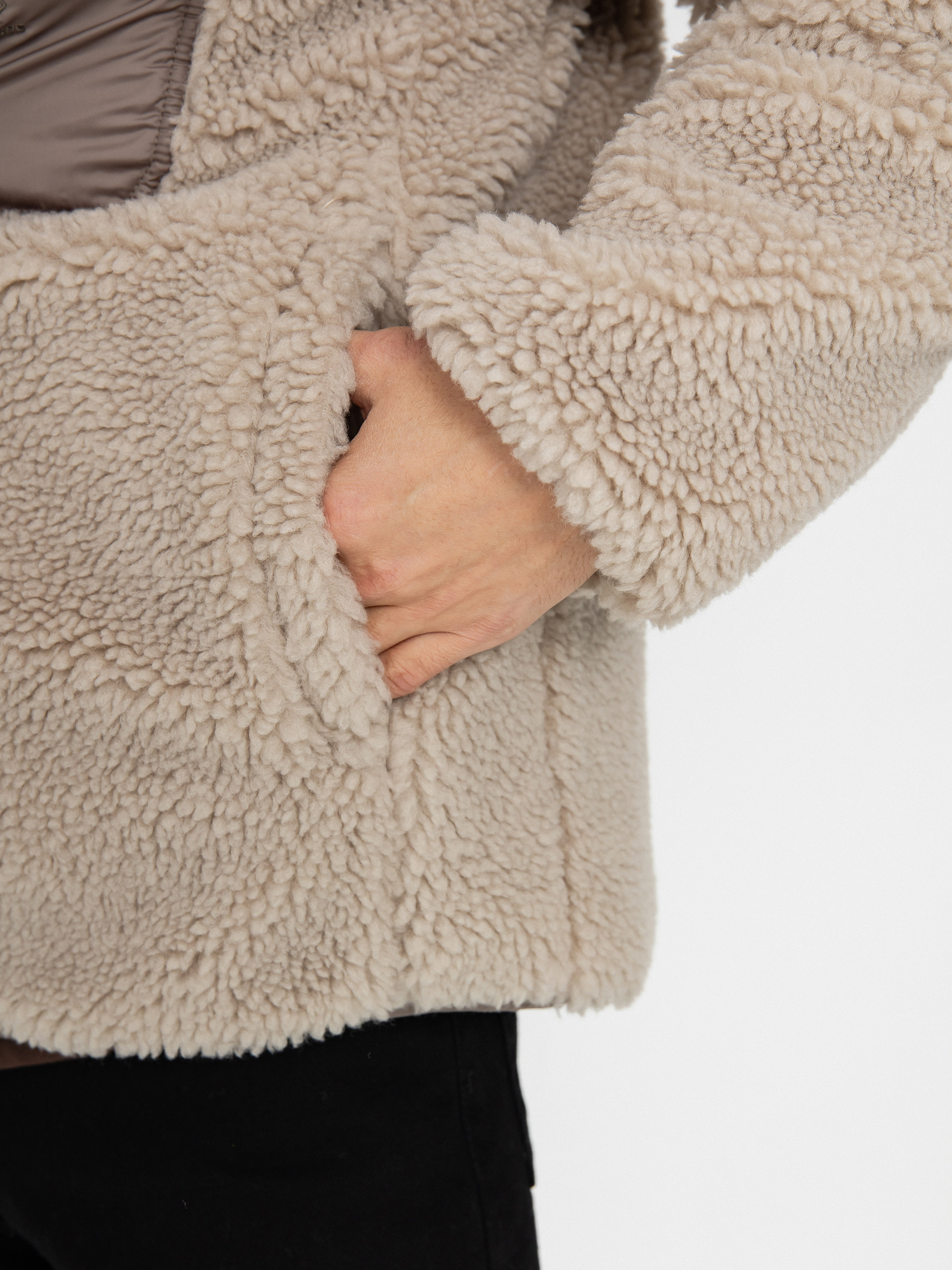 Kurtka Converse Reversible Sherpa (classic taupe / truffle)