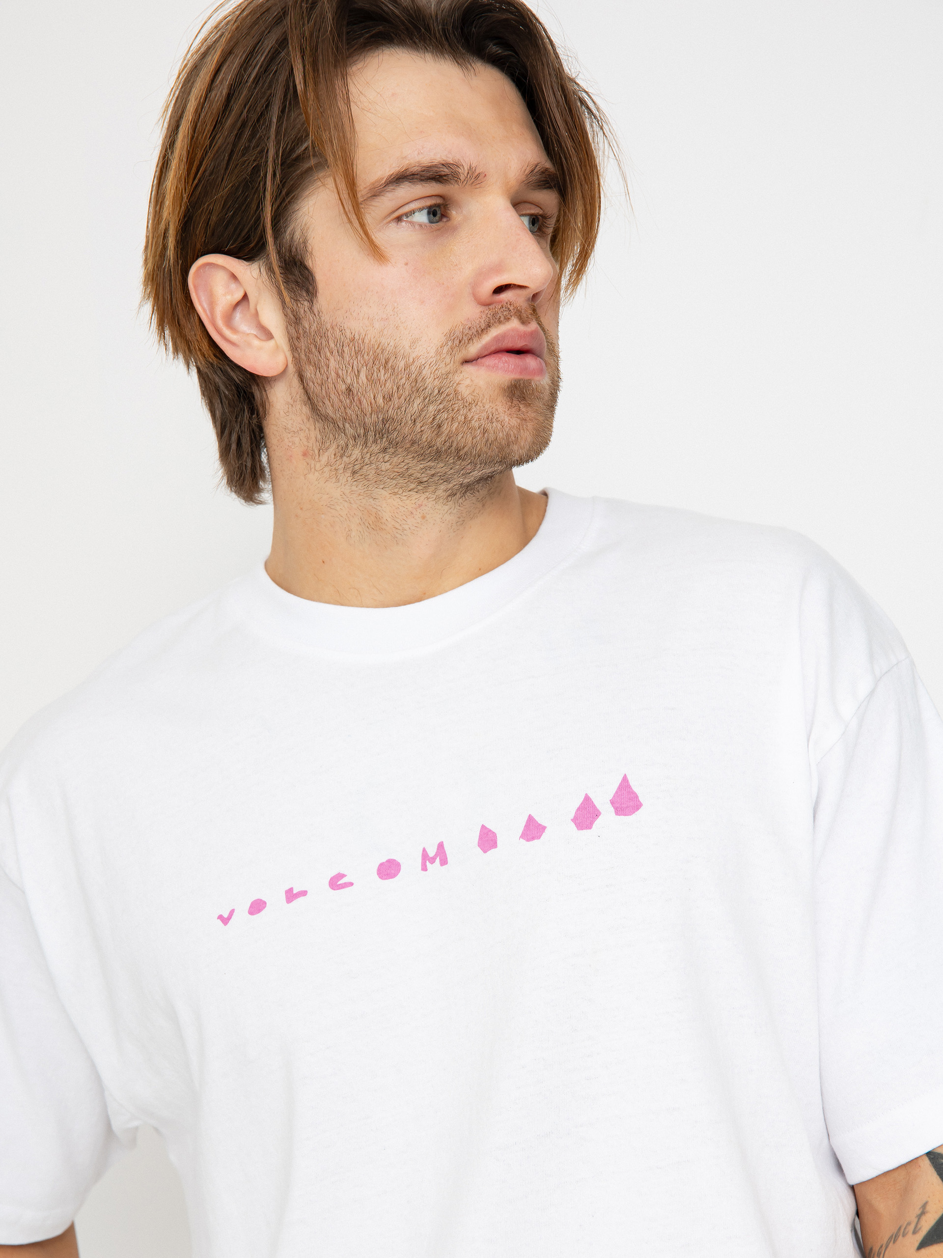 T-shirt Volcom Arthur Dino Lse (white)