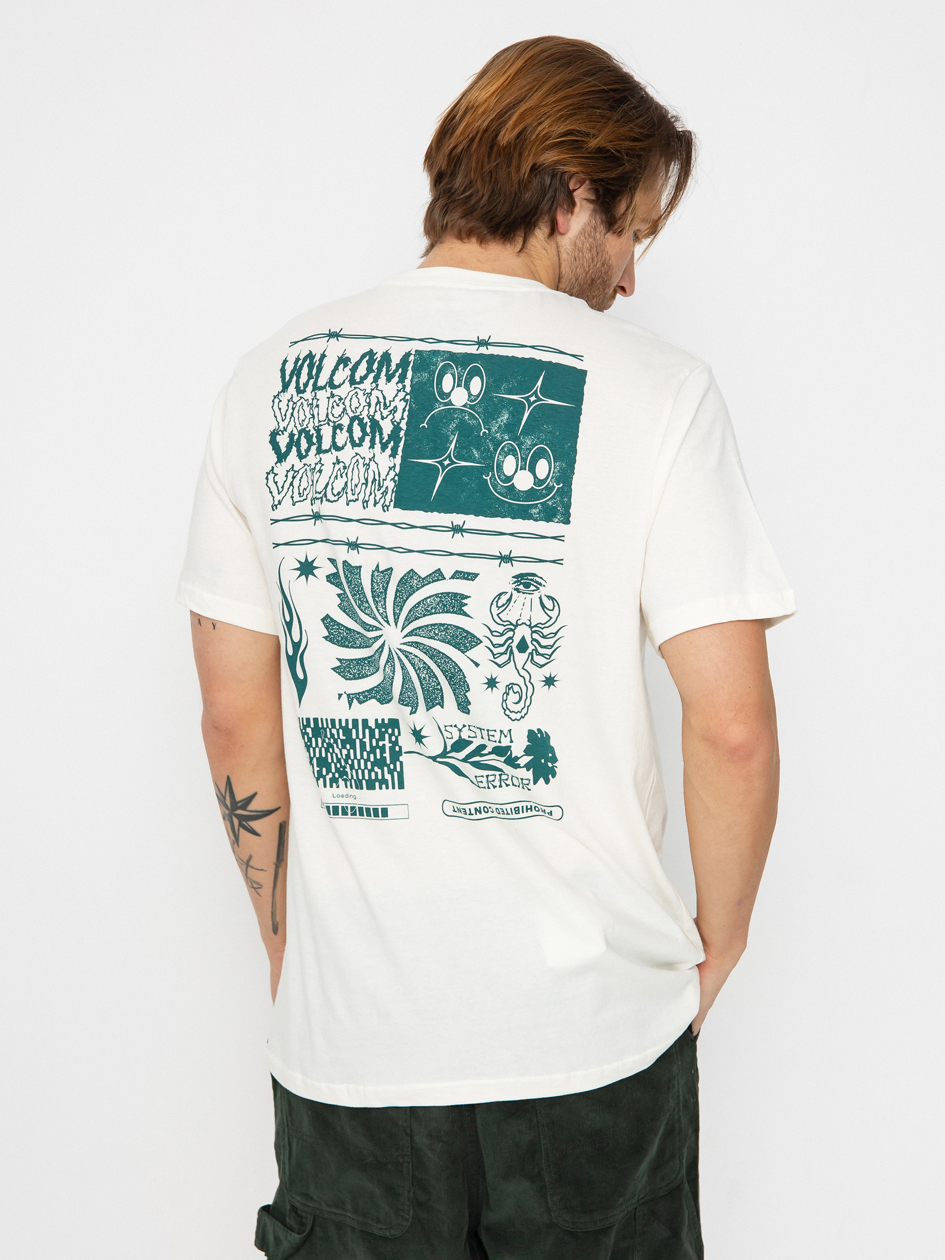 T-shirt Volcom System Error (off white)