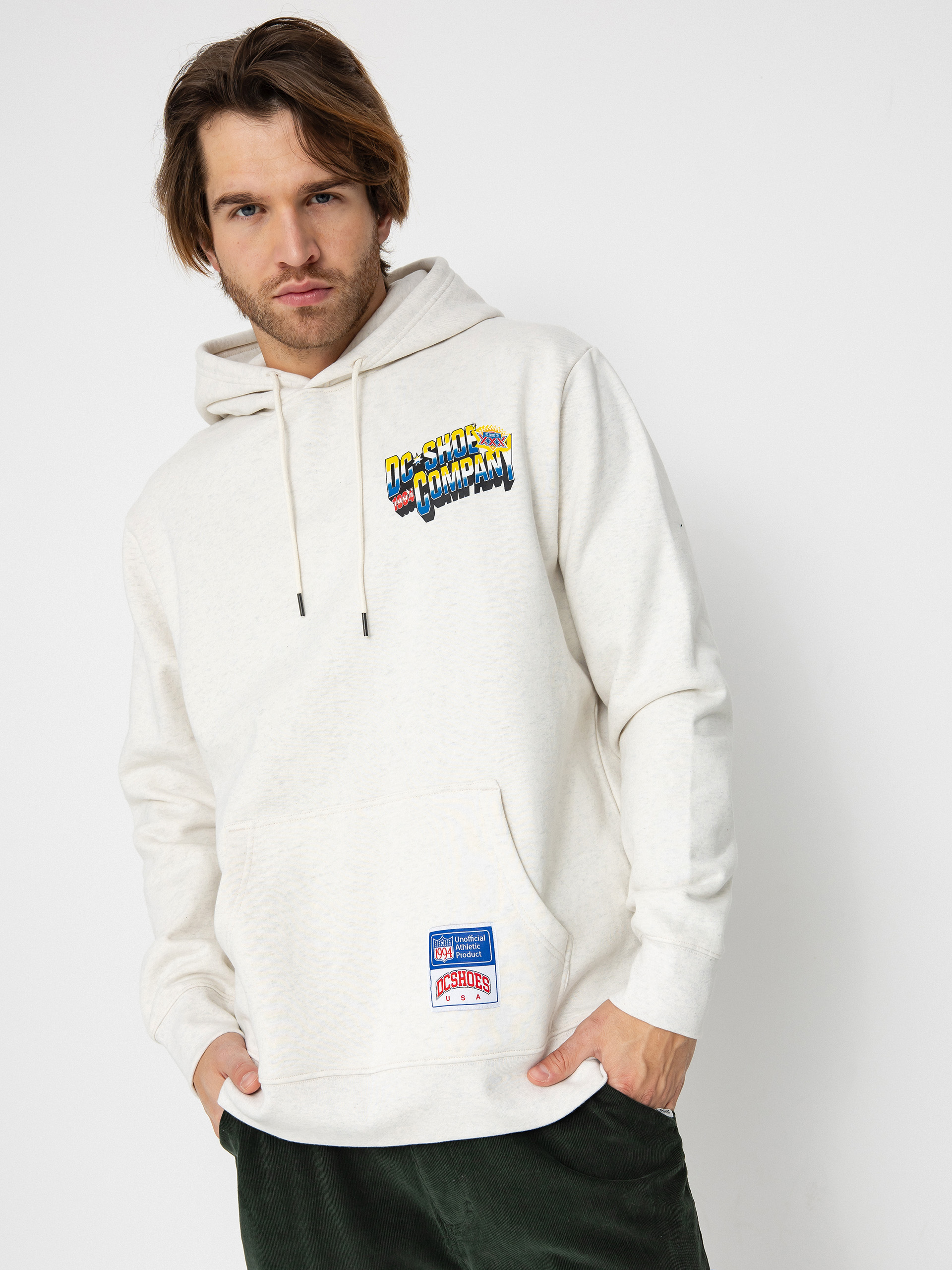 Bluza z kapturem DC 94 Take Over HD (snow heather)