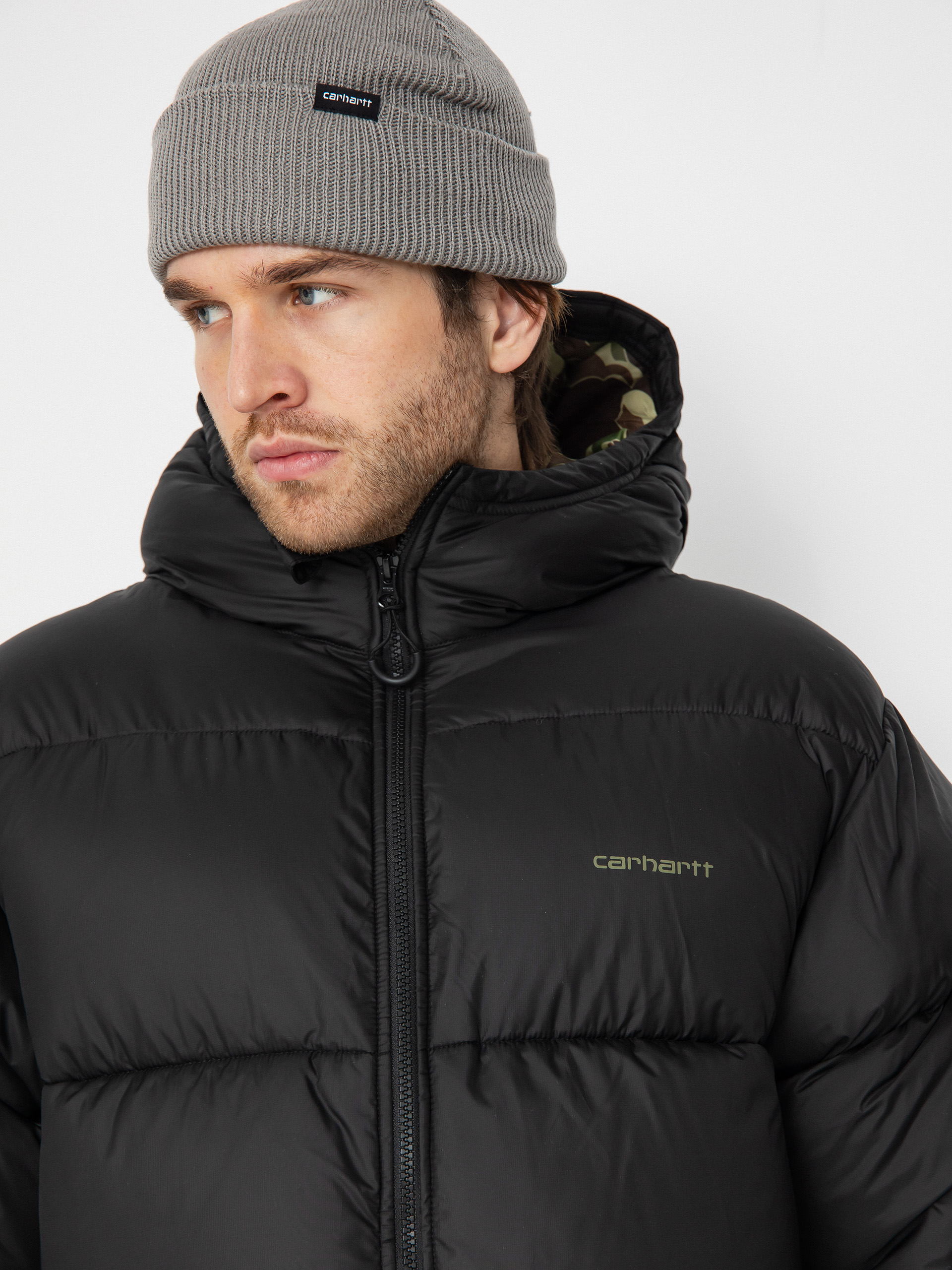 Kurtka Carhartt WIP Toronto (black/camo duck/green)